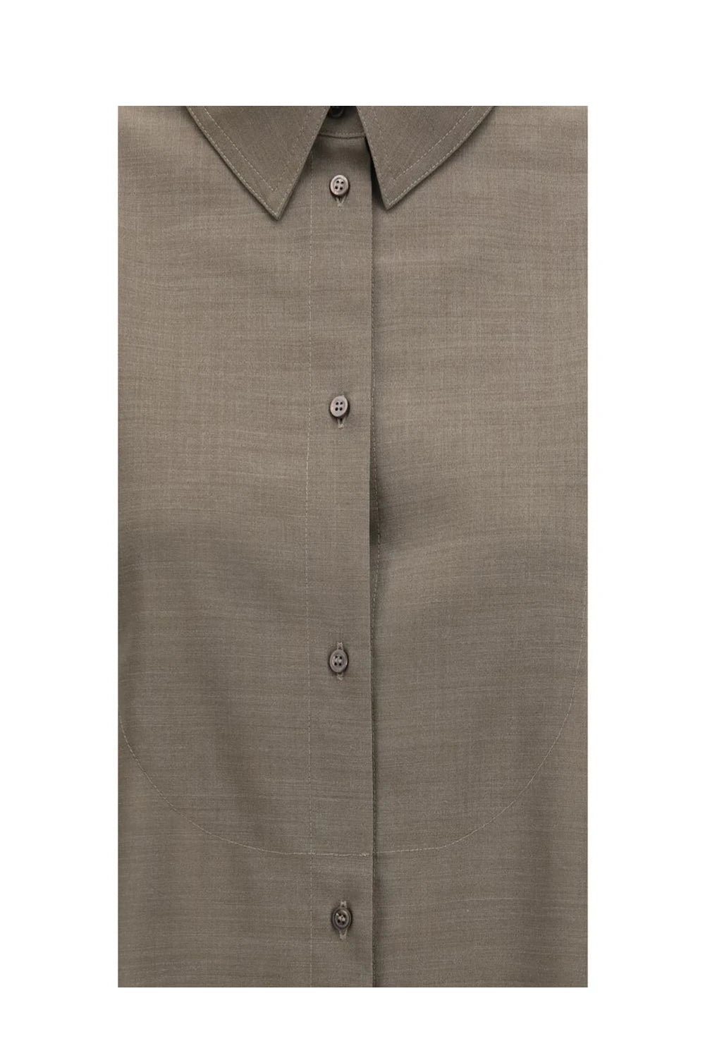 Jacquemus Dress Shirt in gray, Cotton — view 3