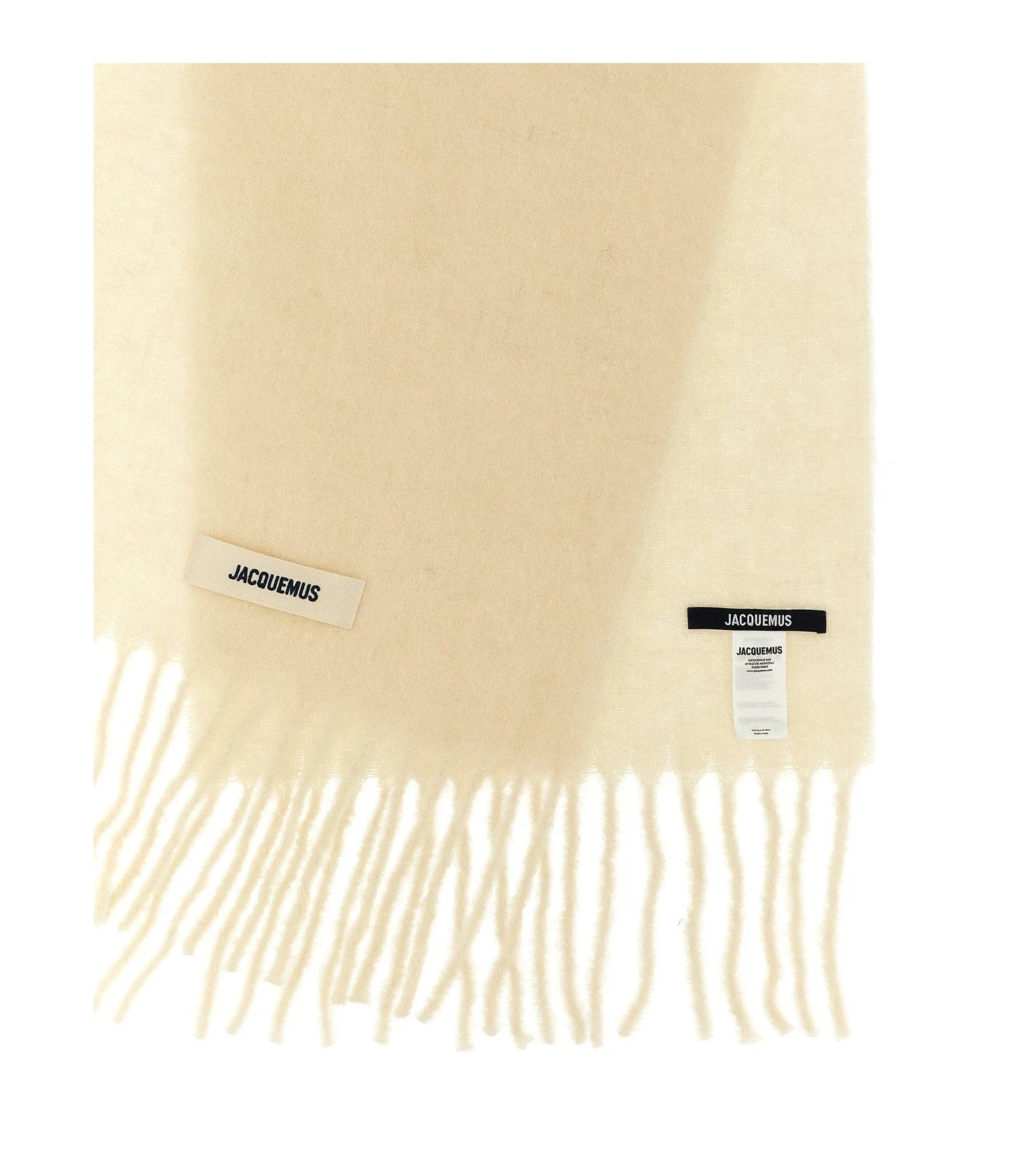 Jacquemus Scarves & Shawl in white, Alpaca — view 3