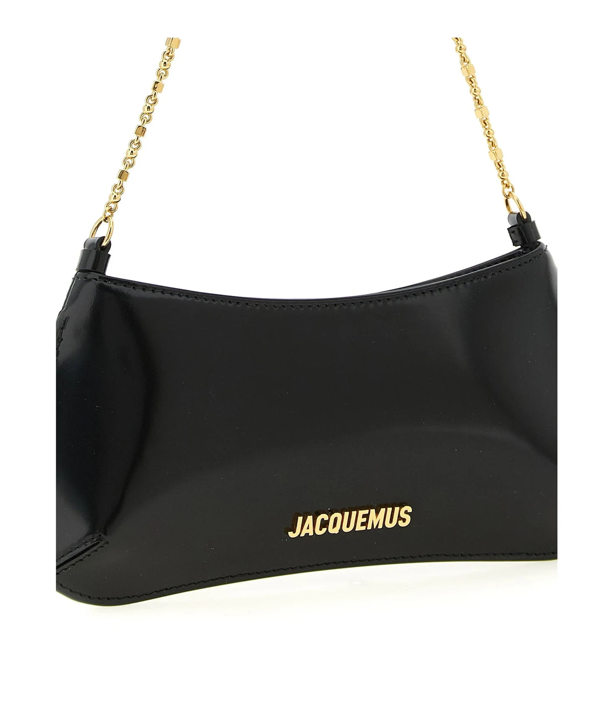 Jacquemus Shoulder Bag in black, Calfskin Leather — view 3