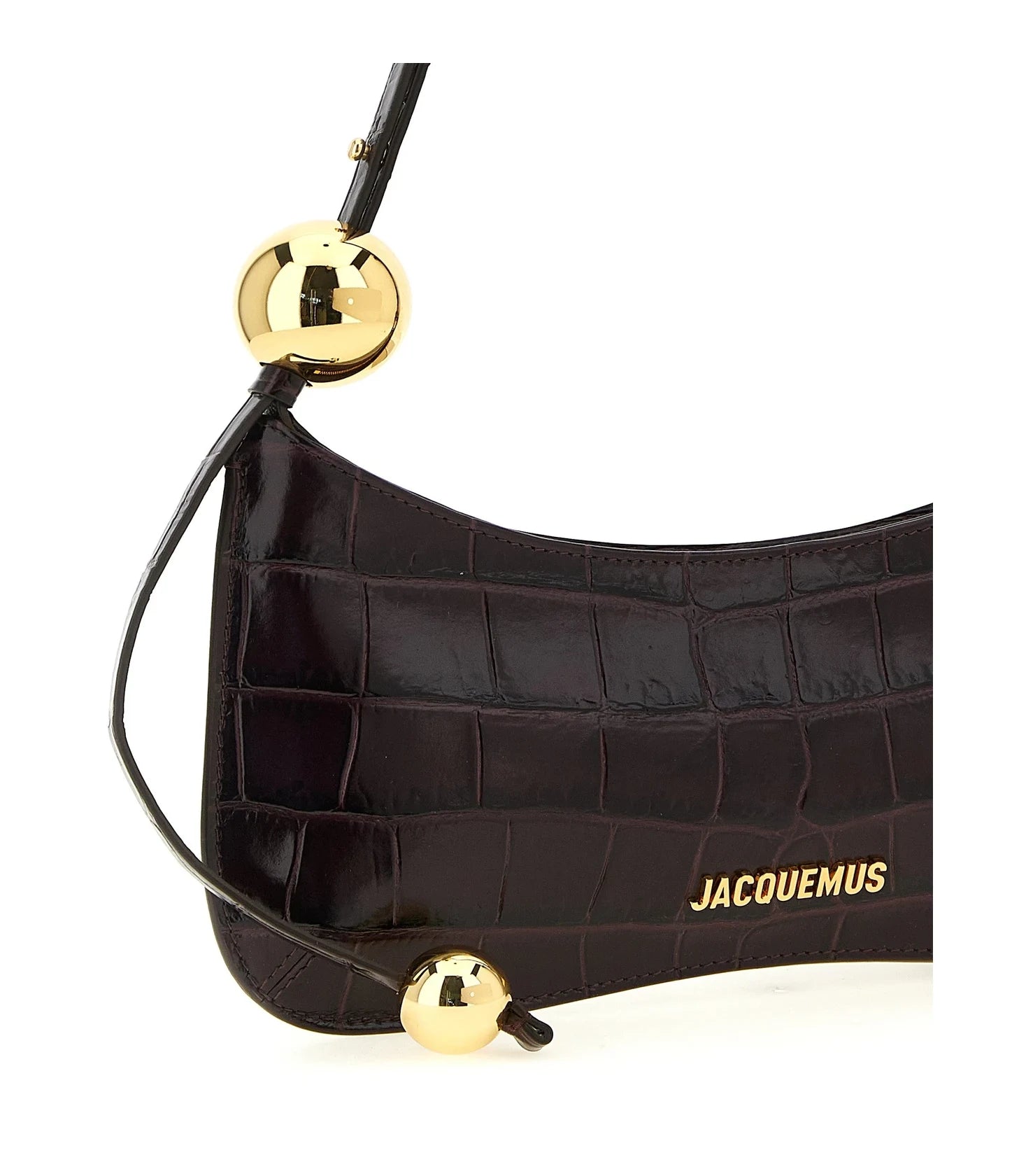 Jacquemus Shoulder Bag in red, Calfskin Leather — view 3