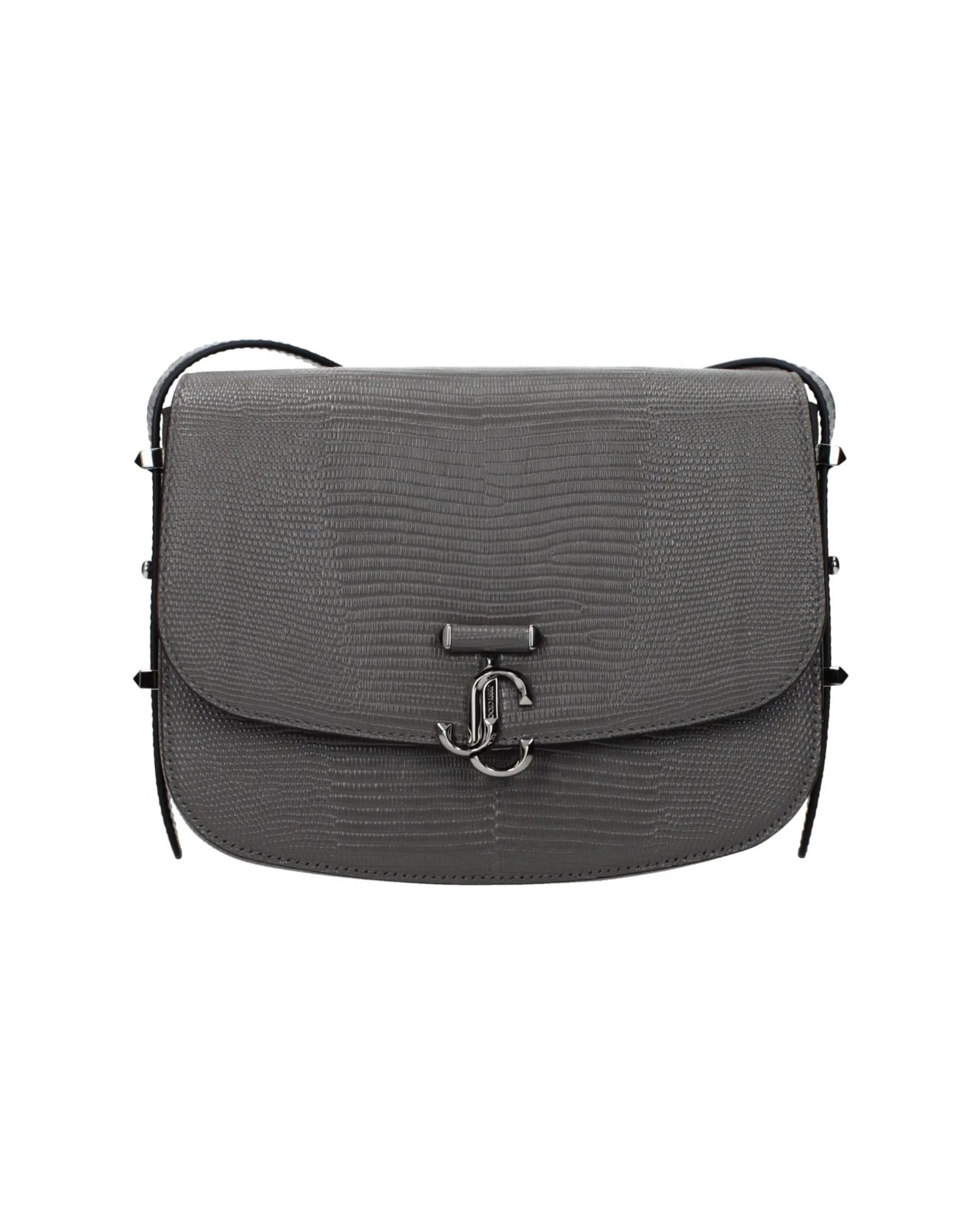 Jimmy Choo Gray Leather Crossbody Bag Glam Steals