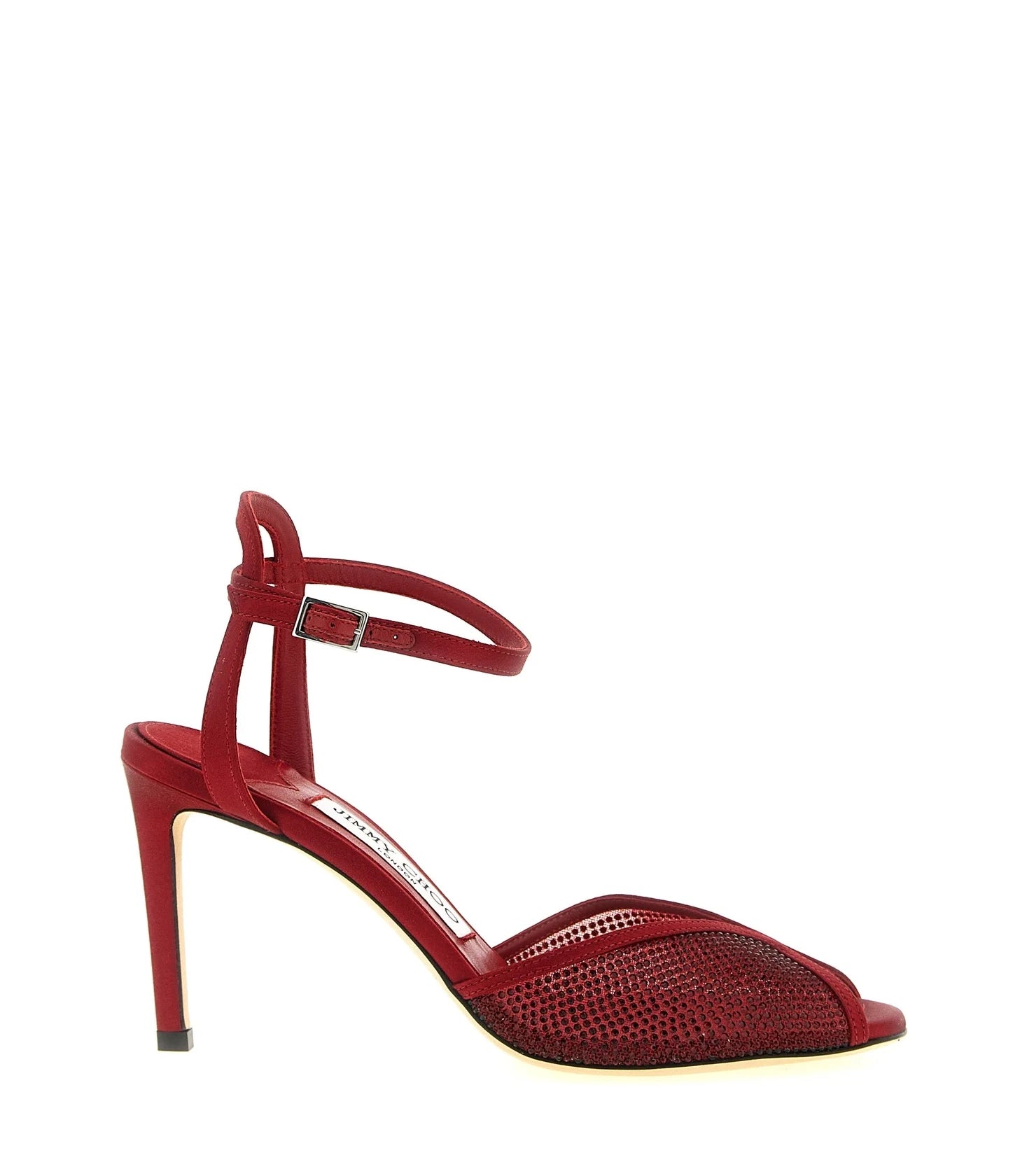 Jimmy Choo Sandals in red, Lamb Leather