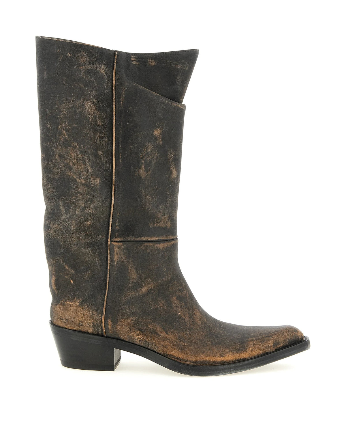 Khaite Chelsea Boots in brown, Calfskin Leather