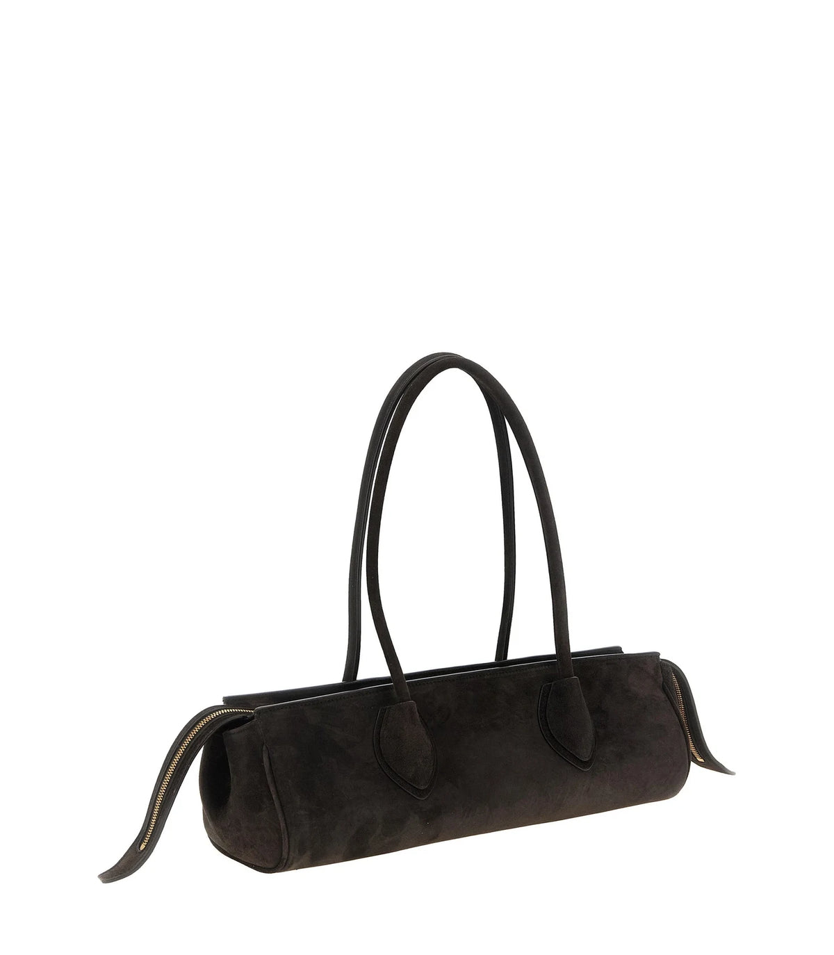 Khaite Shoulder Bag in brown, Calfskin Leather — view 2