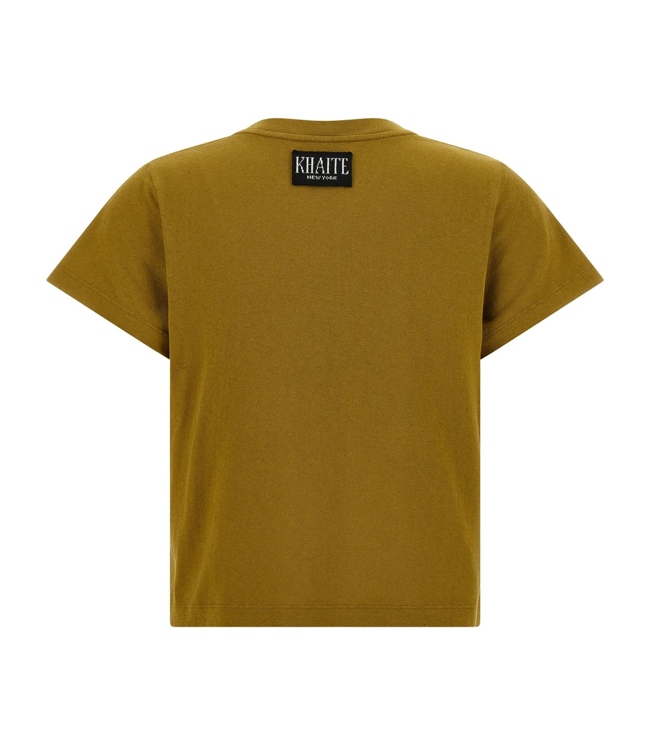 Khaite T-Shirt in yellow, Cotton — view 2