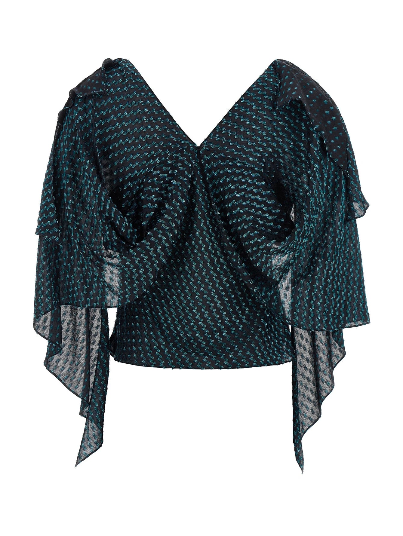 Kiko Kostadinov Blouse in blue, Modal — view 2