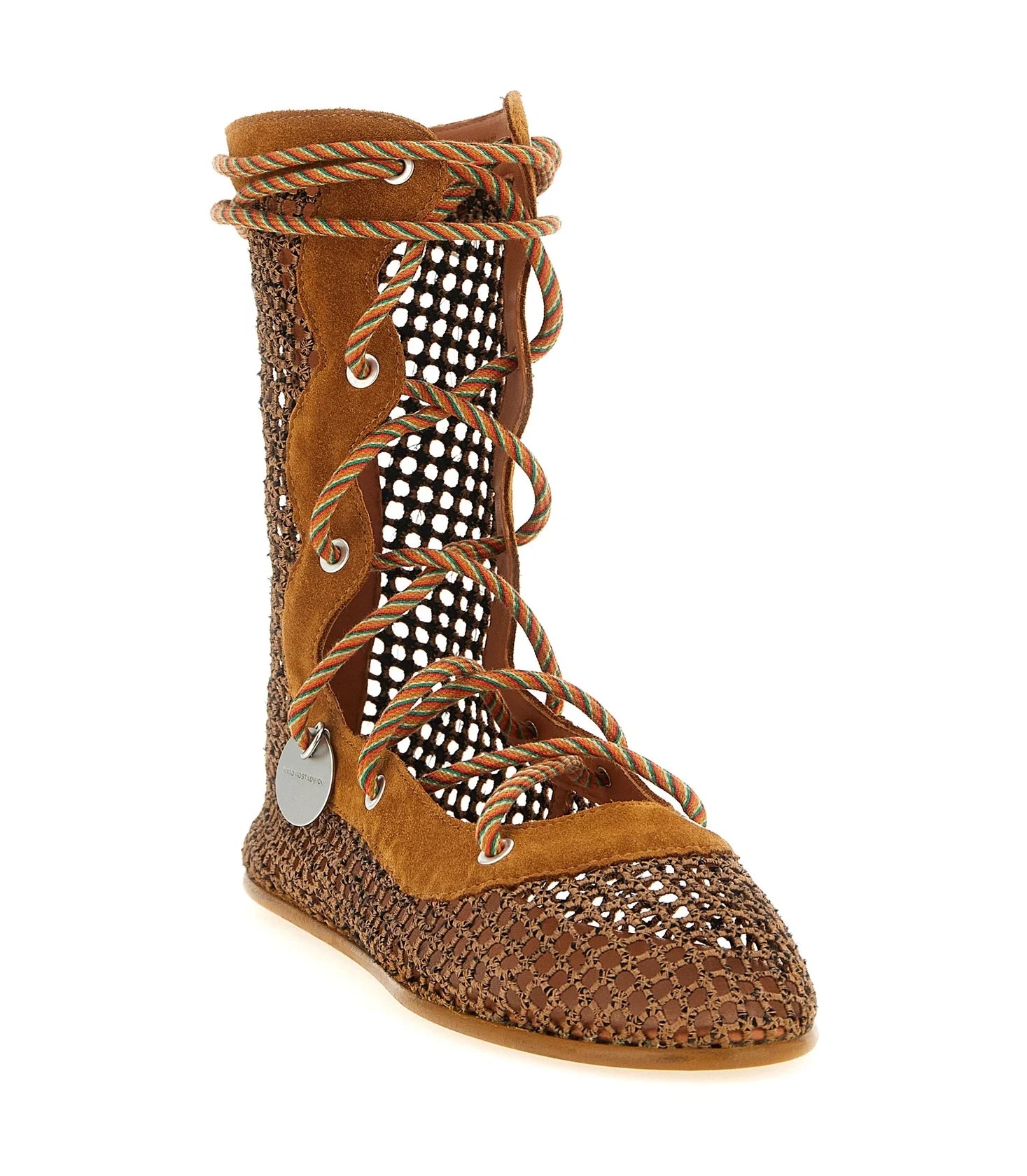 Kiko Kostadinov Boots in brown, Polyester — view 2