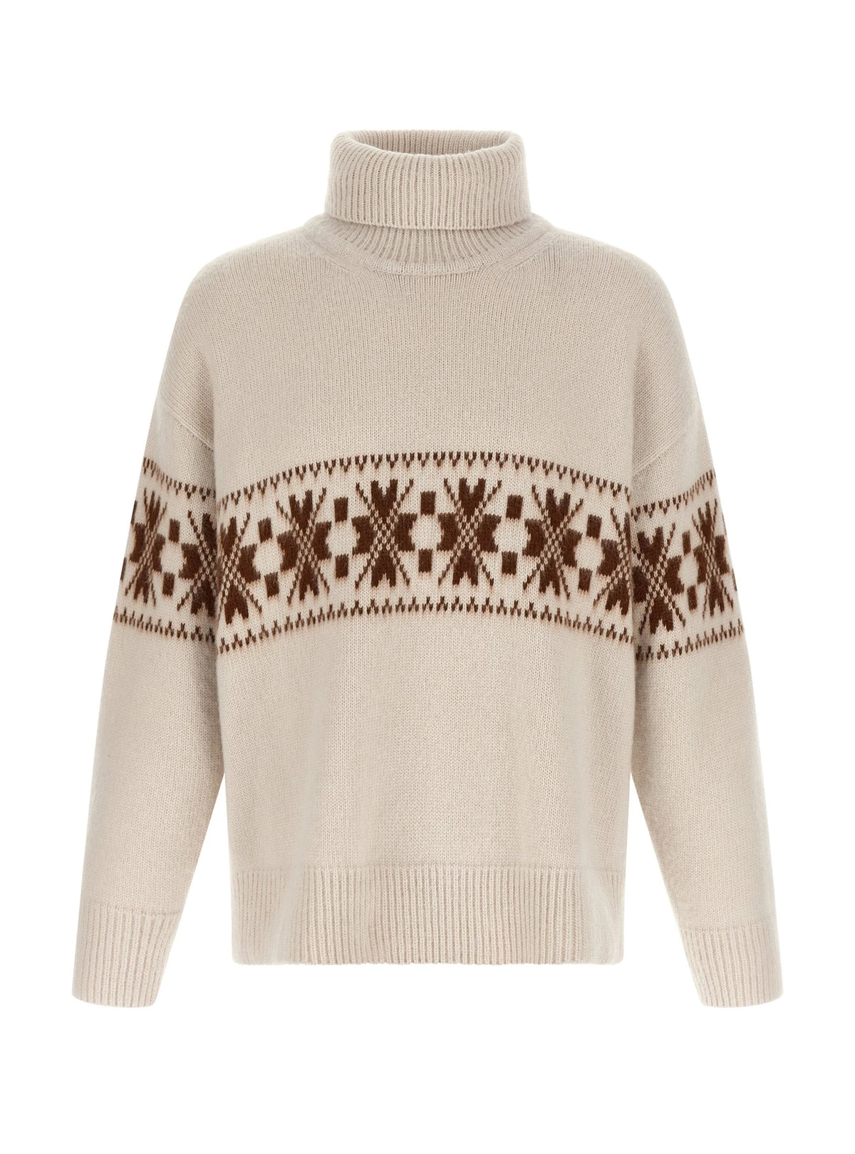 Kiton Sweater in white, Wool