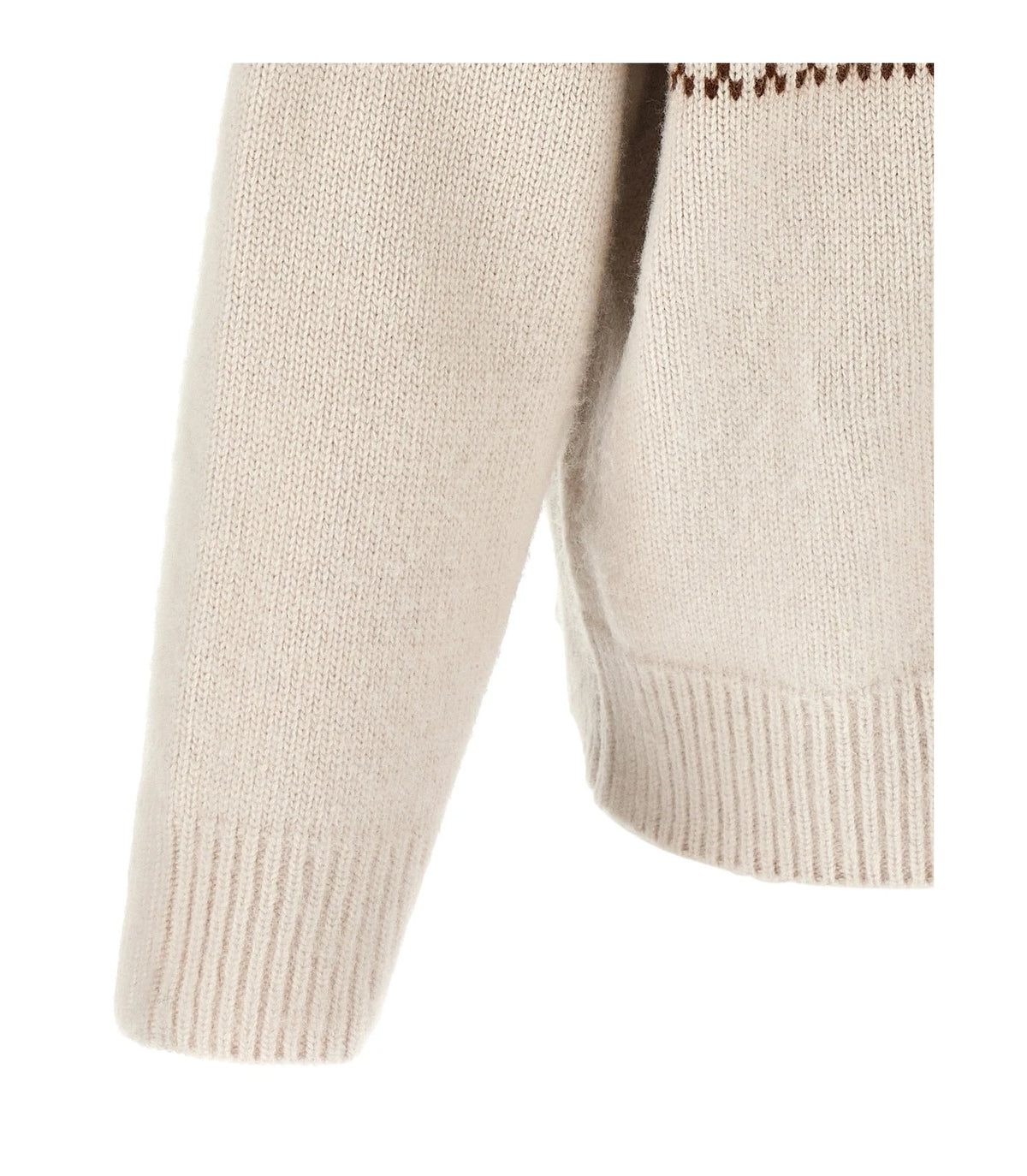 Kiton Sweater in white, Wool — view 4