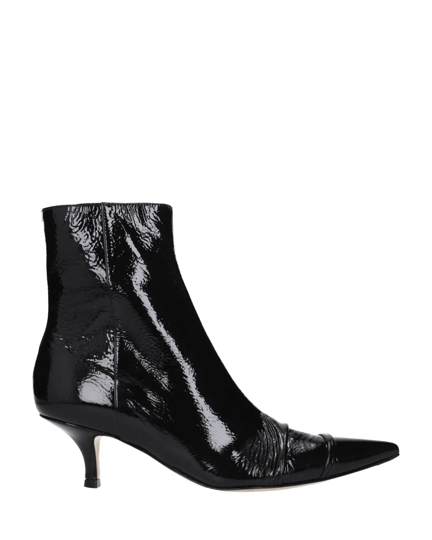 Maison Margiela Black Leather Ankle Boots Glam Steals