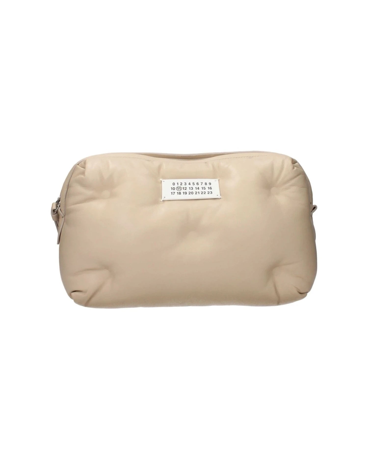 Maison Margiela Beige Leather Clutch Bag Clutch Bags