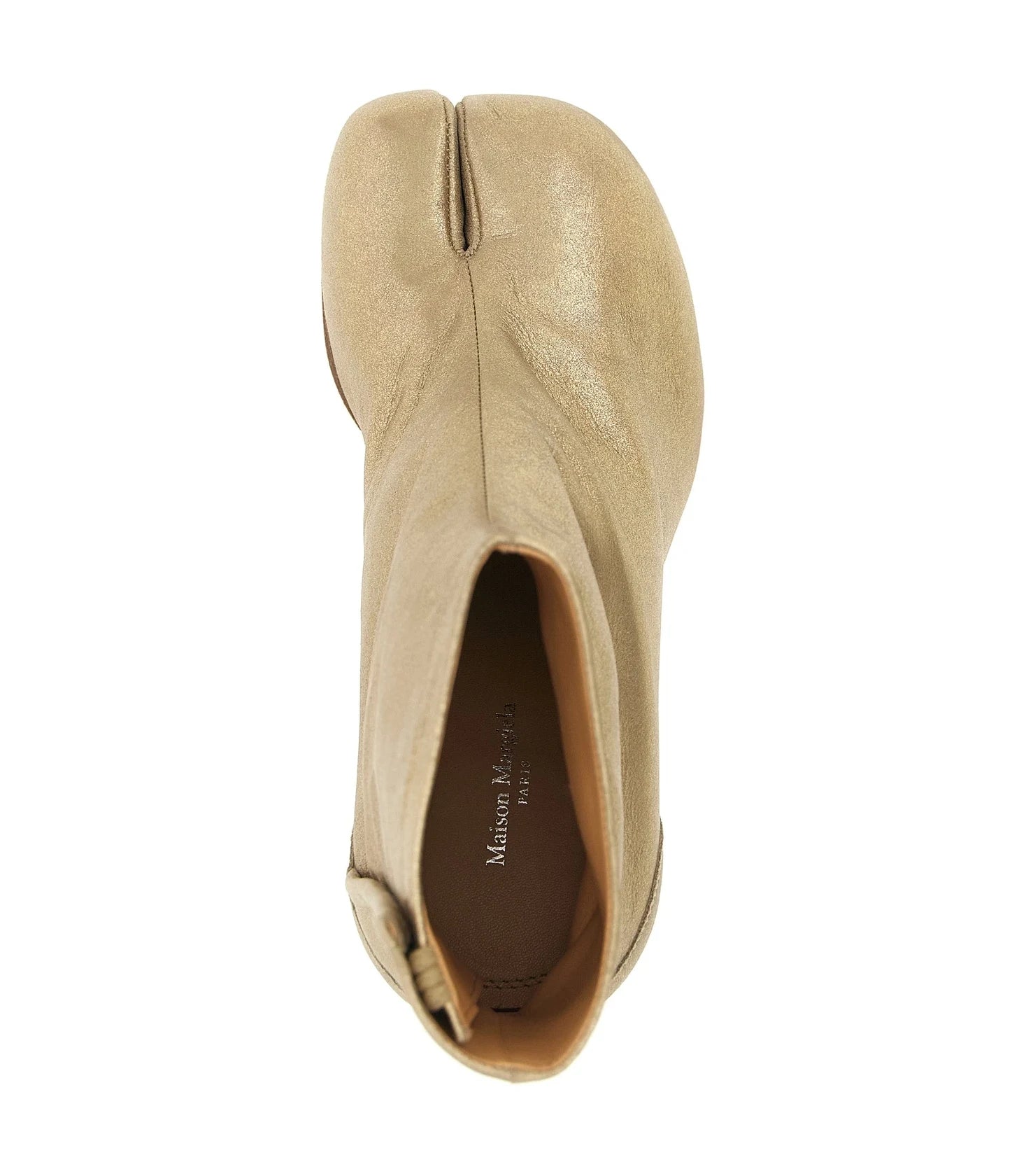 Maison Margiela Gold Ankle Boots