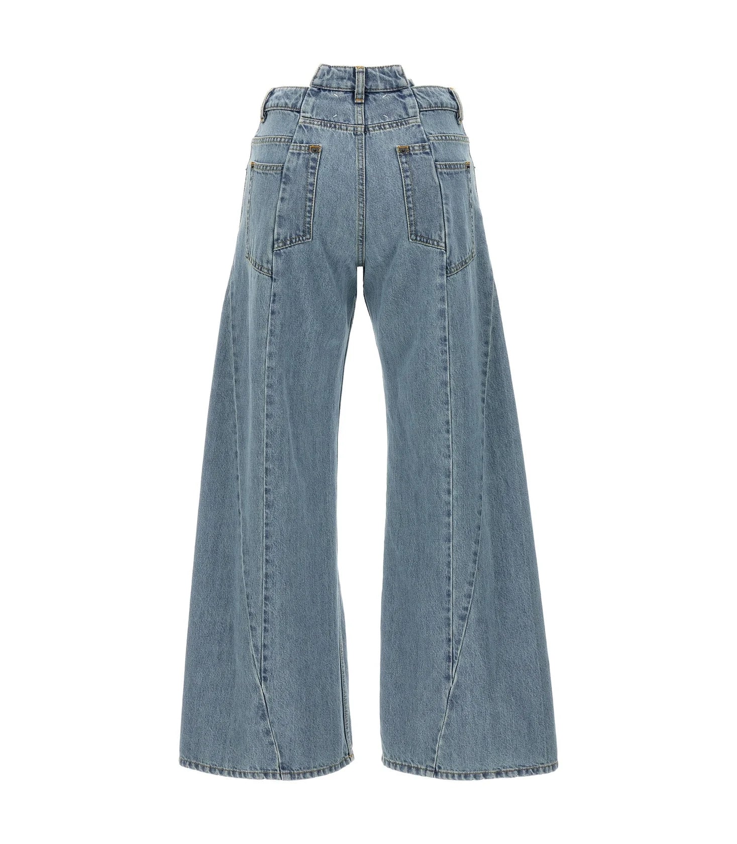 Maison Margiela Jean in blue, Cotton — view 2