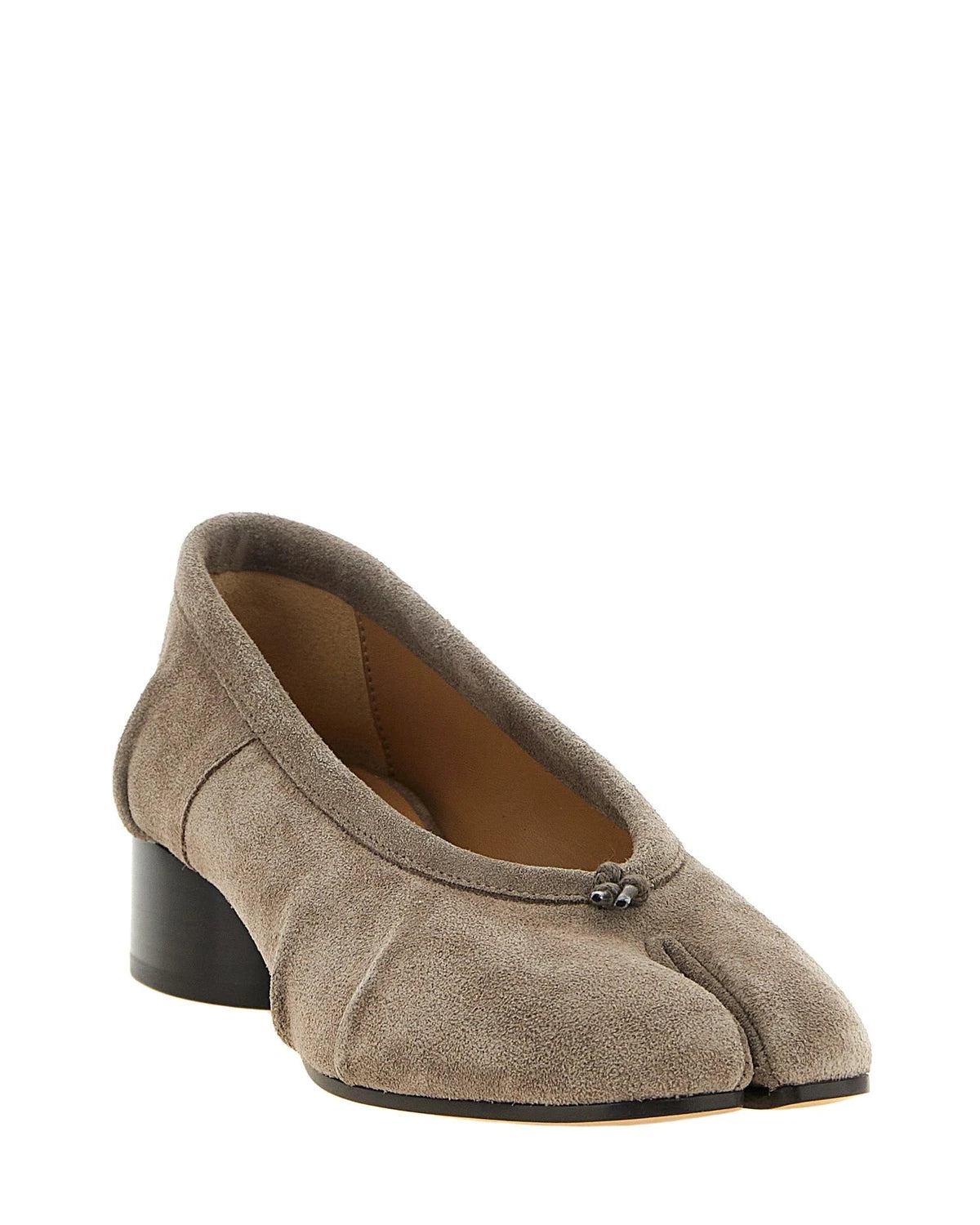 Maison Margiela Pumps in gray, Calfskin Leather — view 2