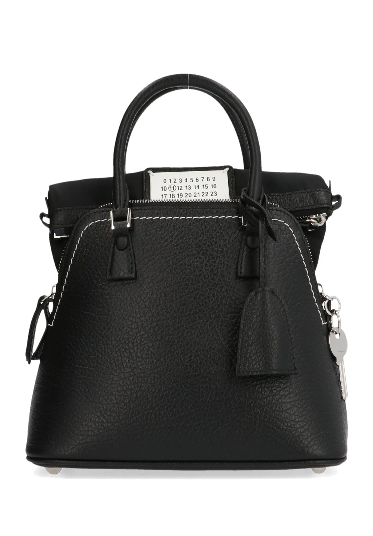 Maison Margiela Satchel Bag in black, Calfskin Leather