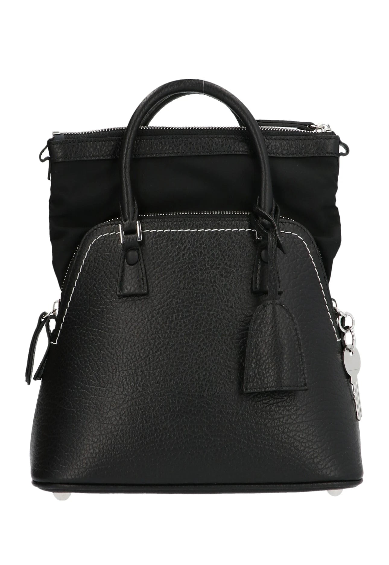 Maison Margiela Satchel Bag in black, Calfskin Leather — view 2