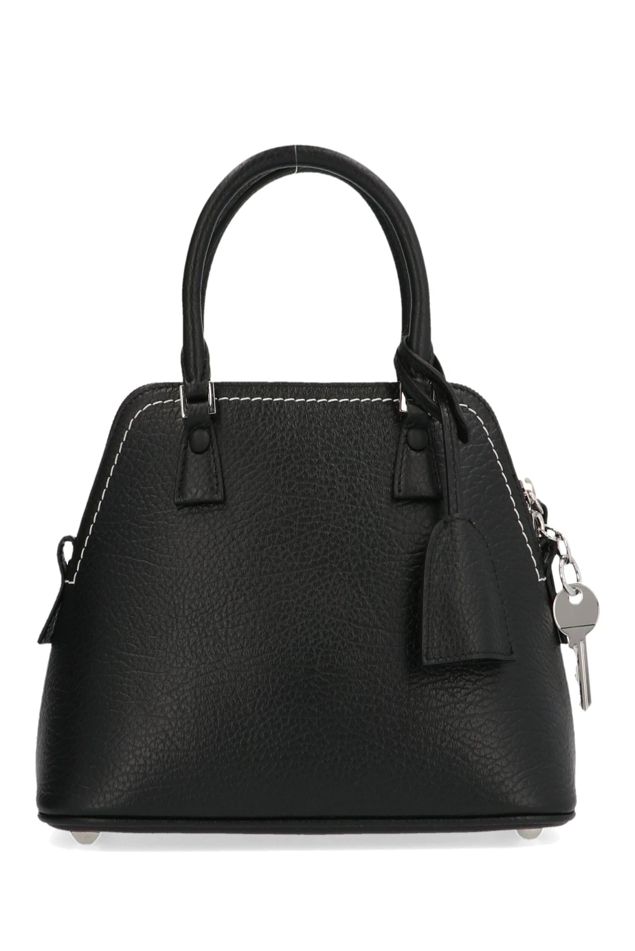 Maison Margiela Satchel Bag in black, Calfskin Leather — view 4