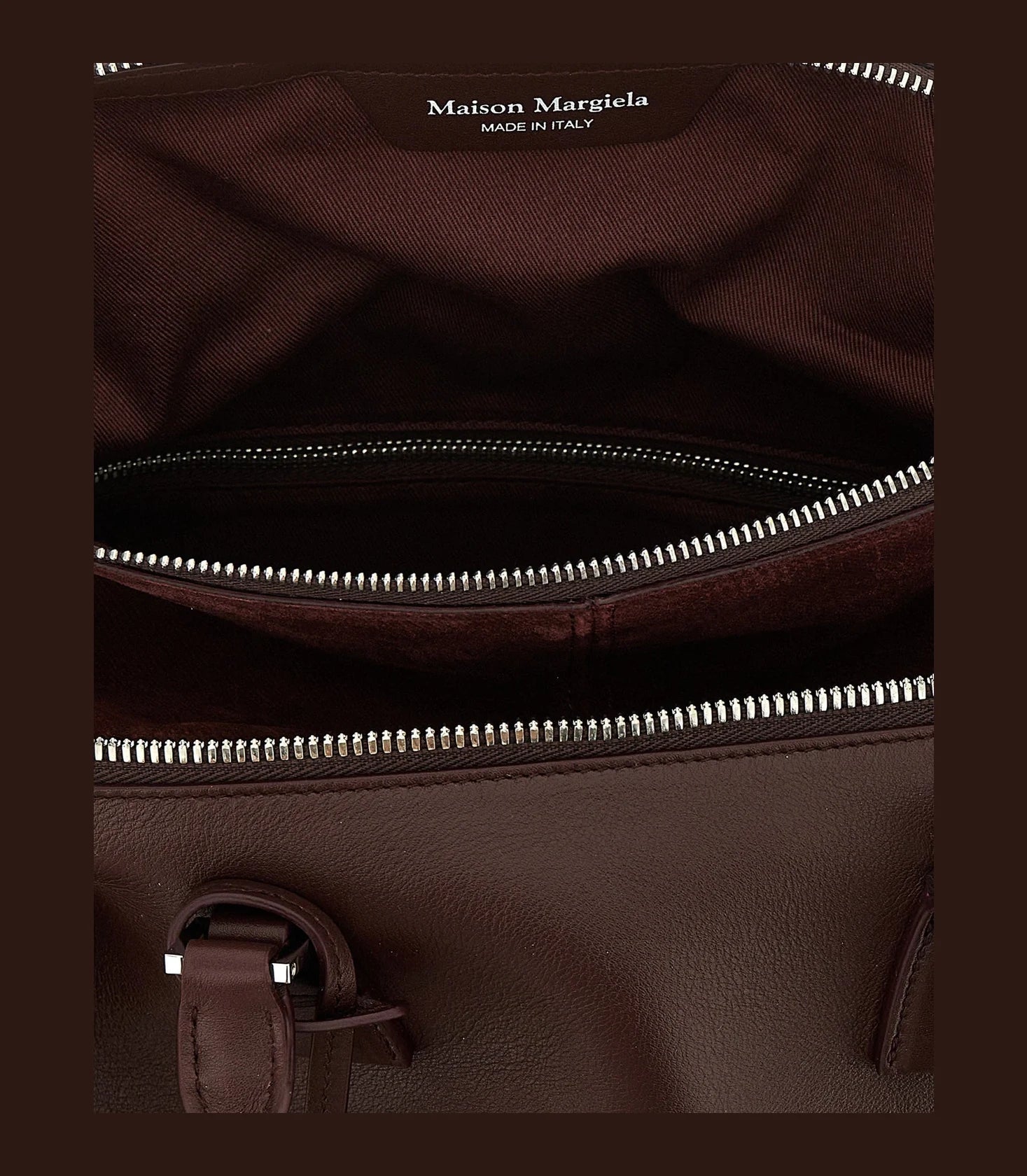 Maison Margiela Satchel Bag in red, Calfskin Leather — view 4