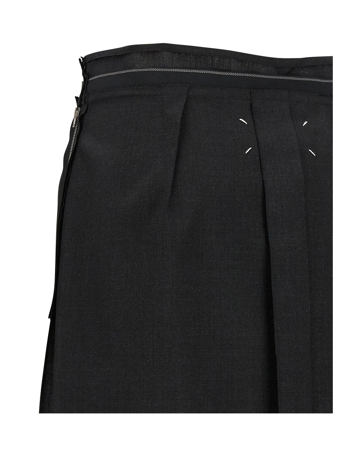 Maison Margiela Skirt in black, Virgin Wool — view 4