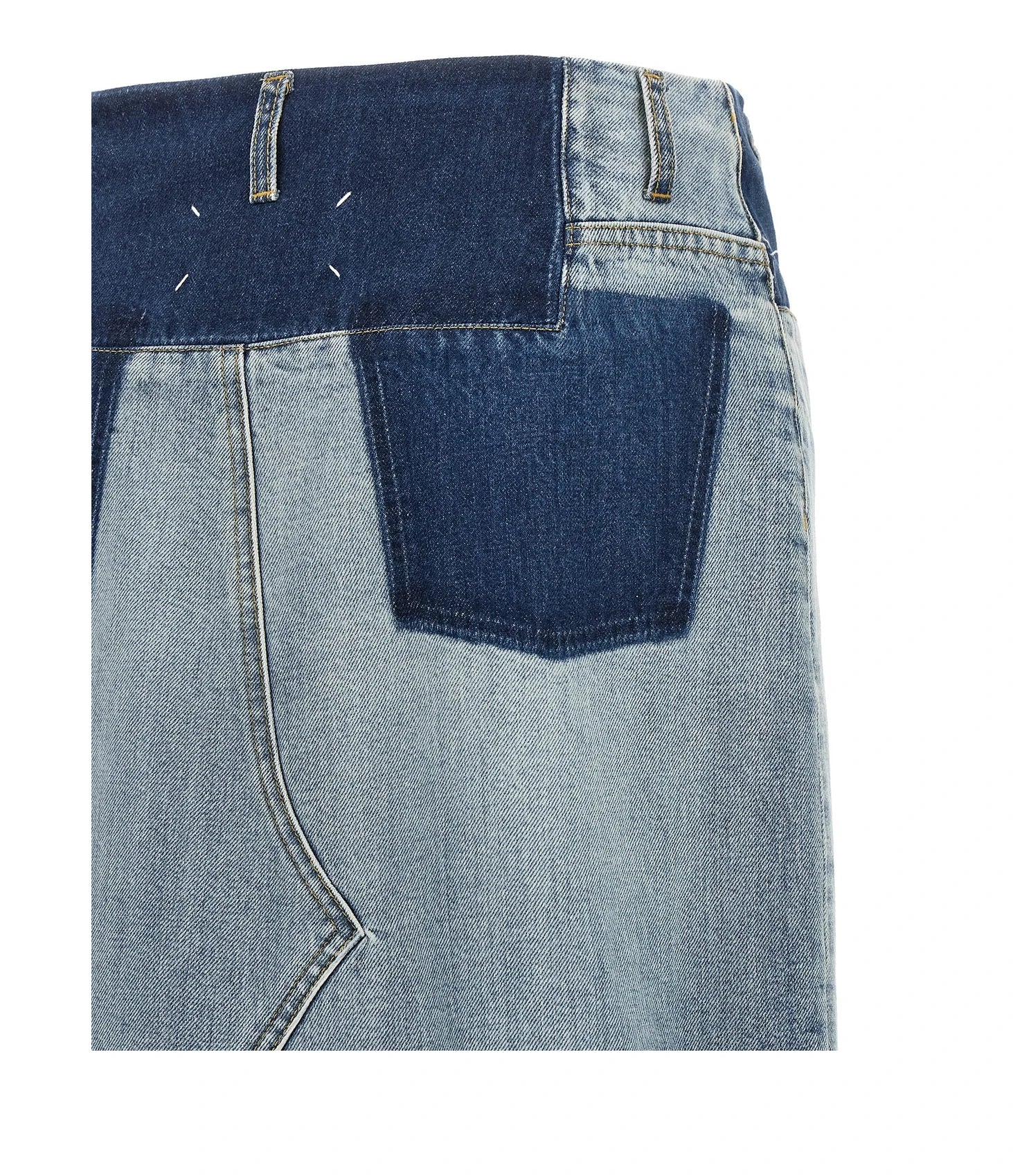 Maison Margiela Skirt in blue, Cotton — view 4