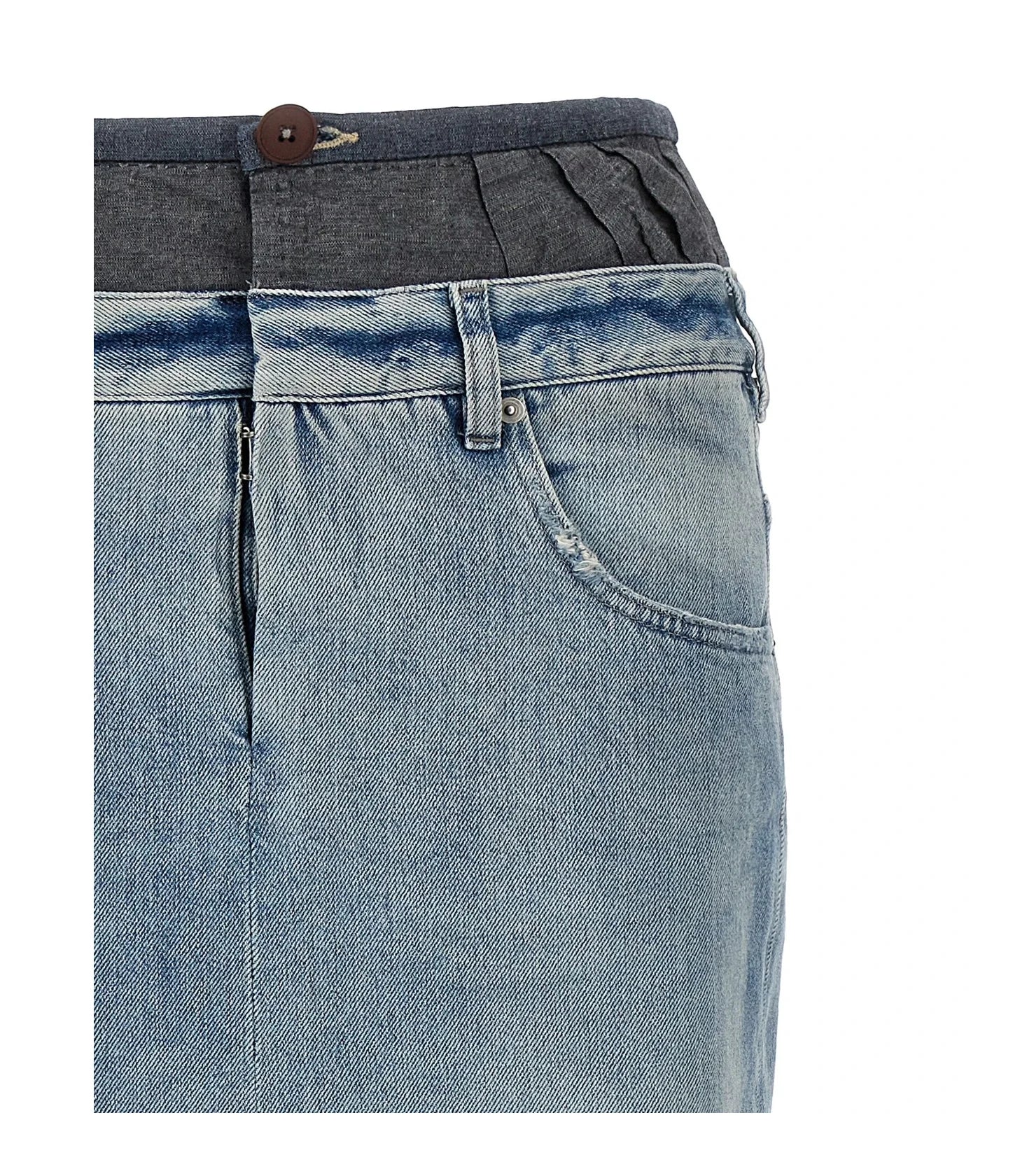 Maison Margiela Skirt in multicolor, Cotton — view 3