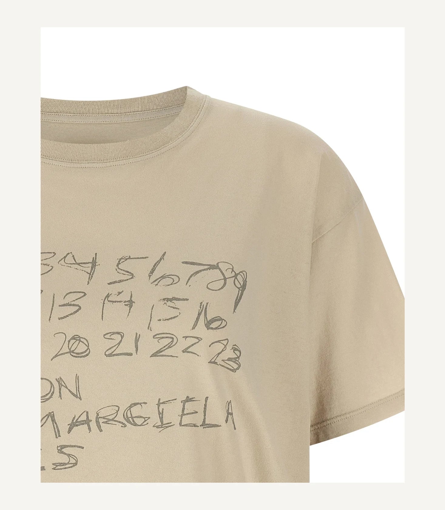 Maison Margiela T-Shirt in beige, Cotton — view 3
