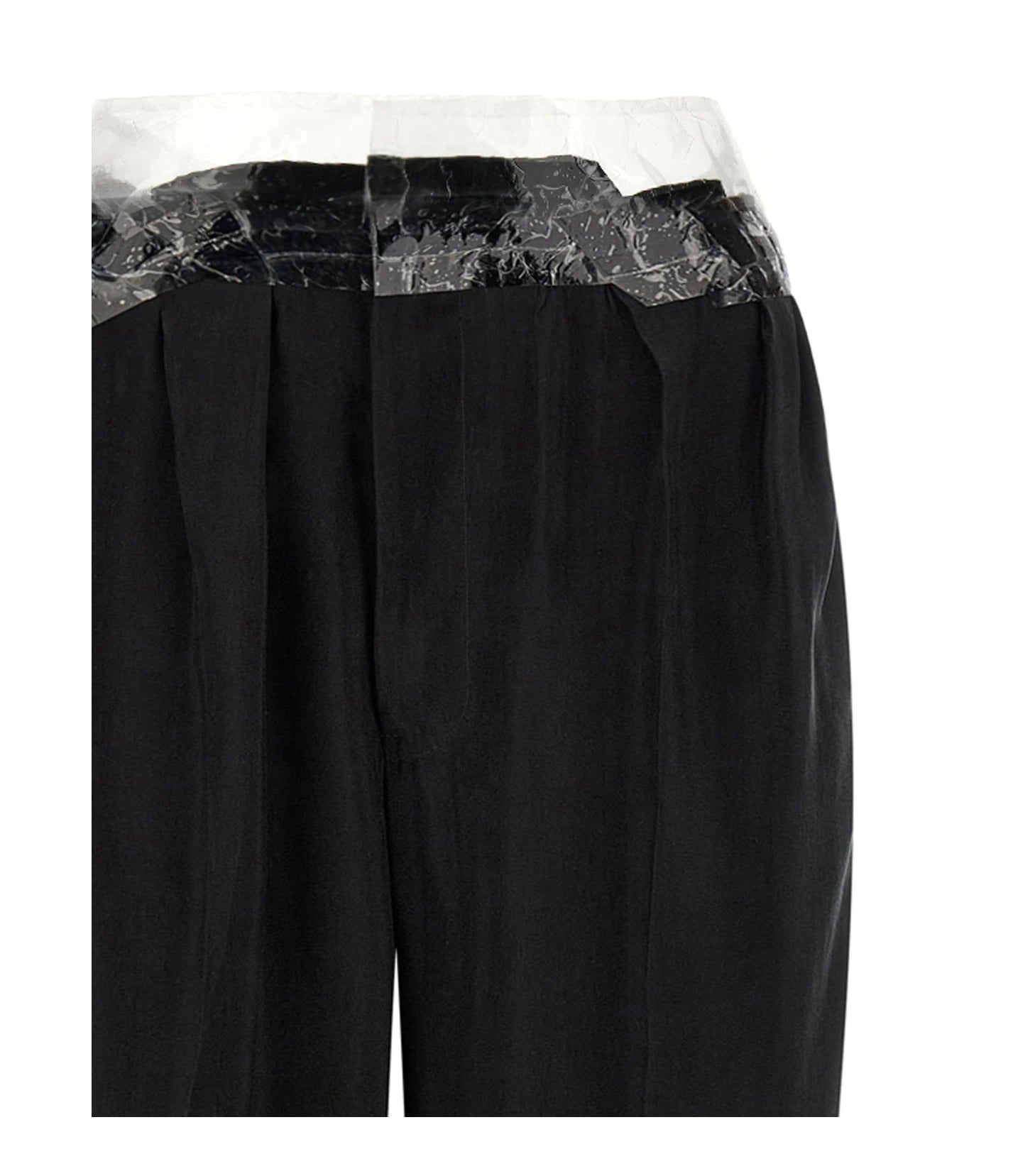 Maison Margiela Trouser in black, Cupro — view 3