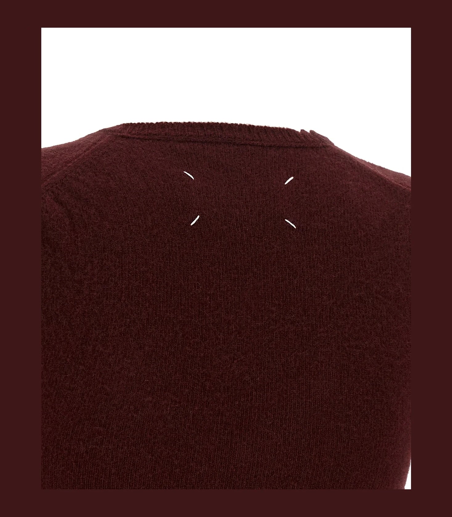 Maison Margiela Vest in red, Virgin Wool — view 4