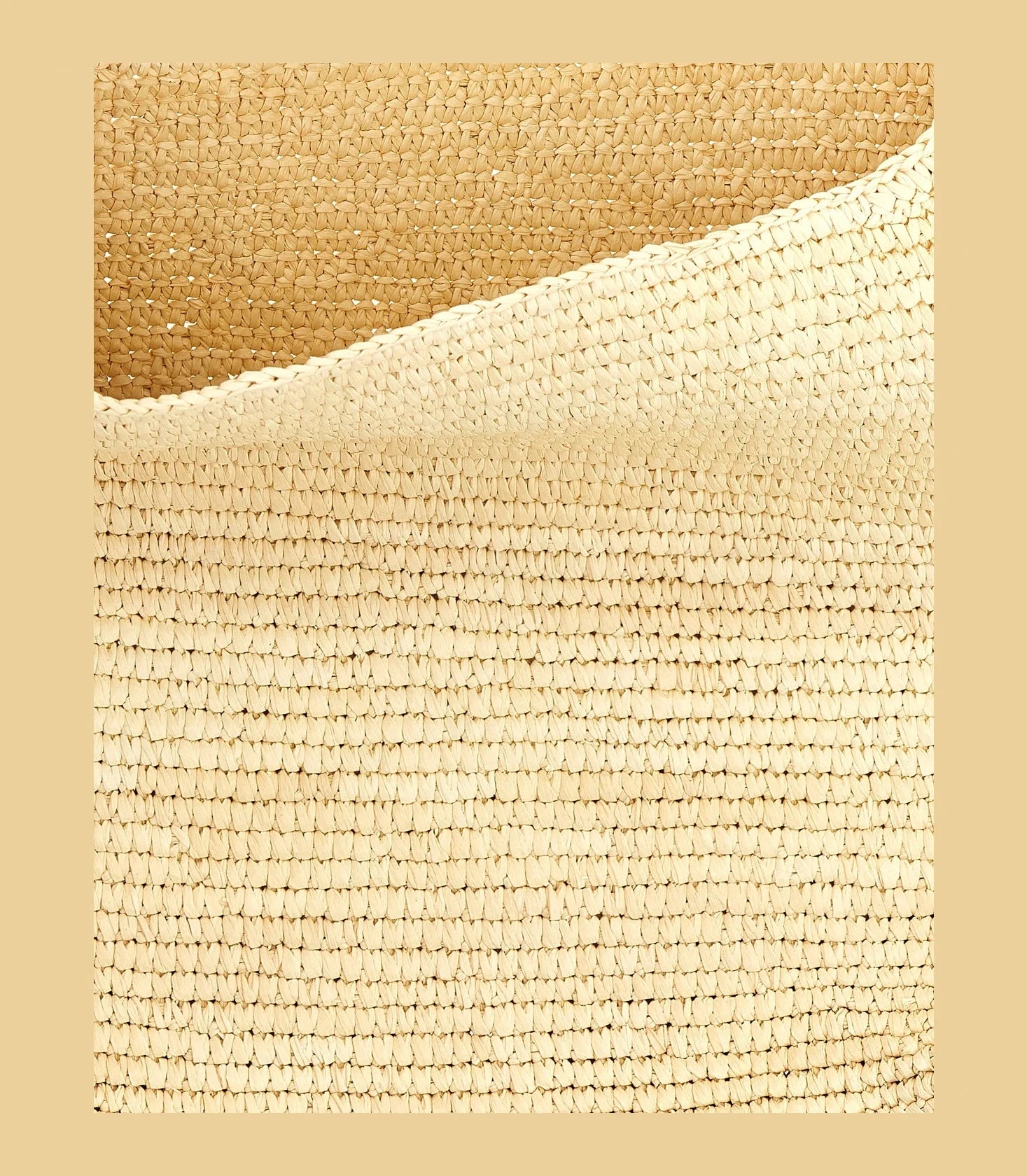Maison Michel Shoulder Bag in brown, Raffia — view 4