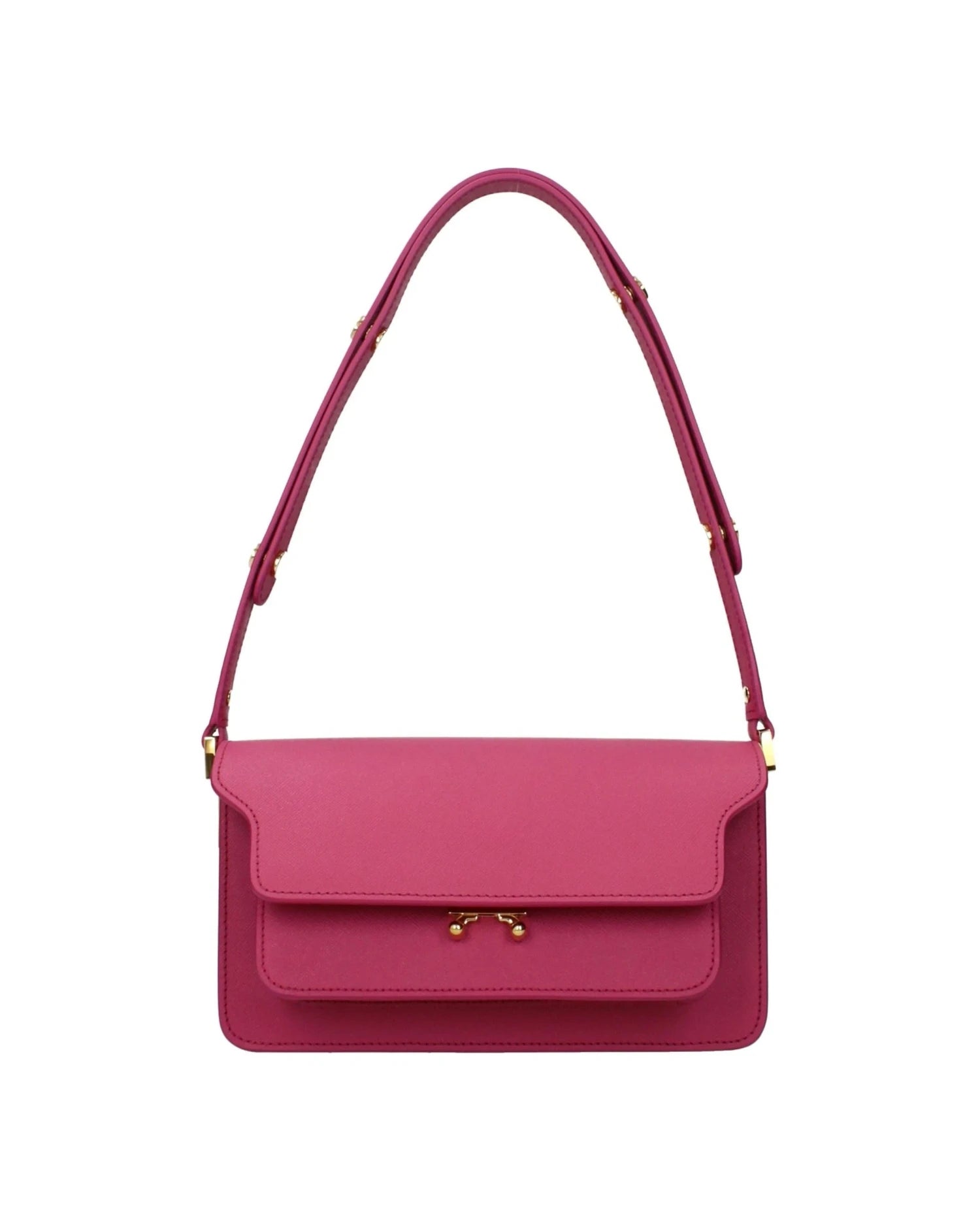 Marni Pink Leather Shoulder Bag