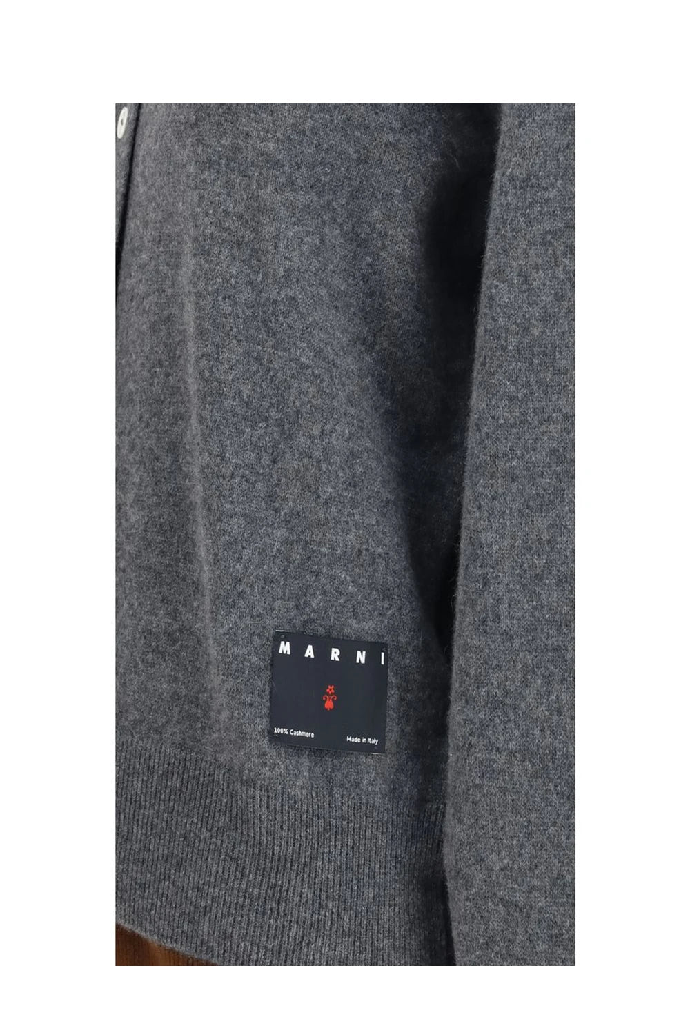 Marni Cardigan in gray, Kashmir — view 3