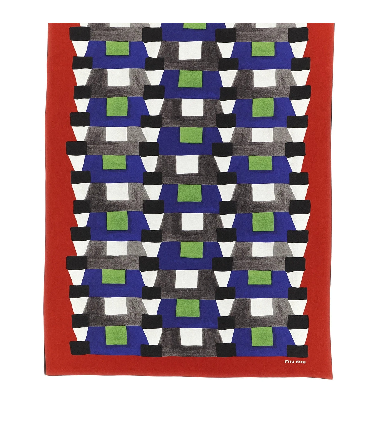 Miu Miu Scarves & Shawl in multicolor, Silk — view 2