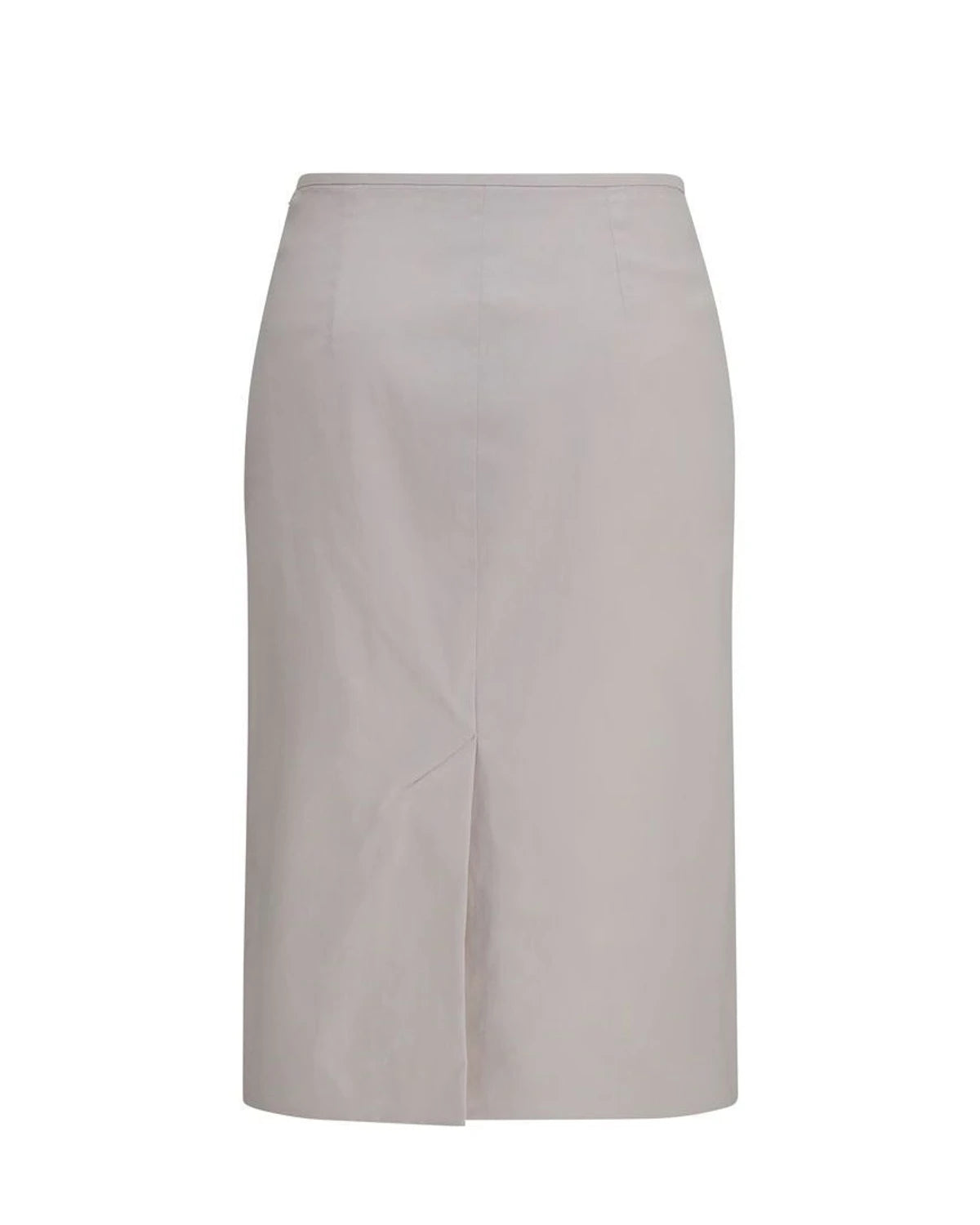 Miu Miu Skirt in gray, Cotton — view 2
