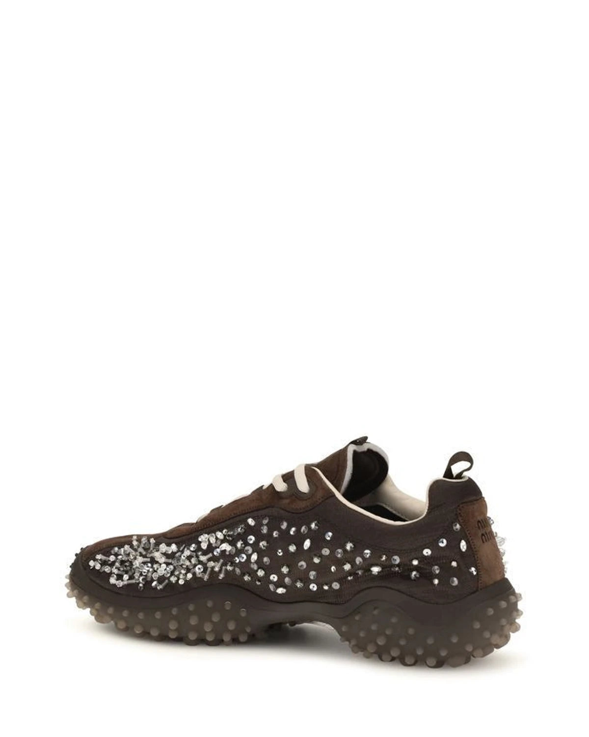 Miu Miu Sneakers in brown, Suede — view 3