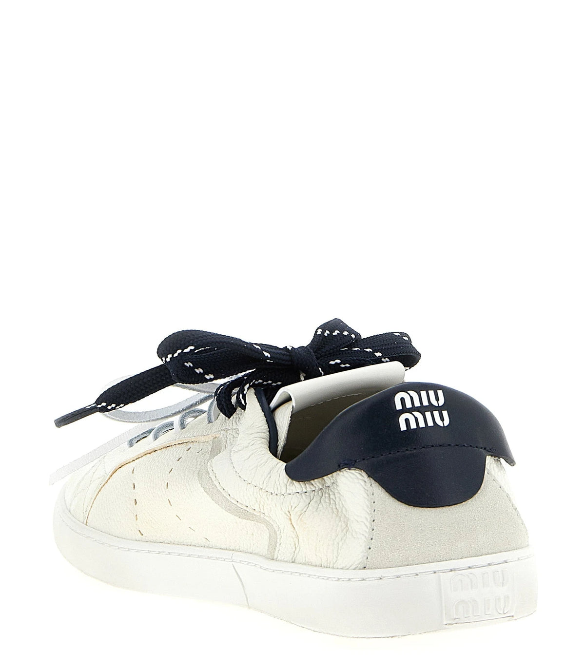 Miu Miu Sneakers in white, Calfskin Leather — view 3