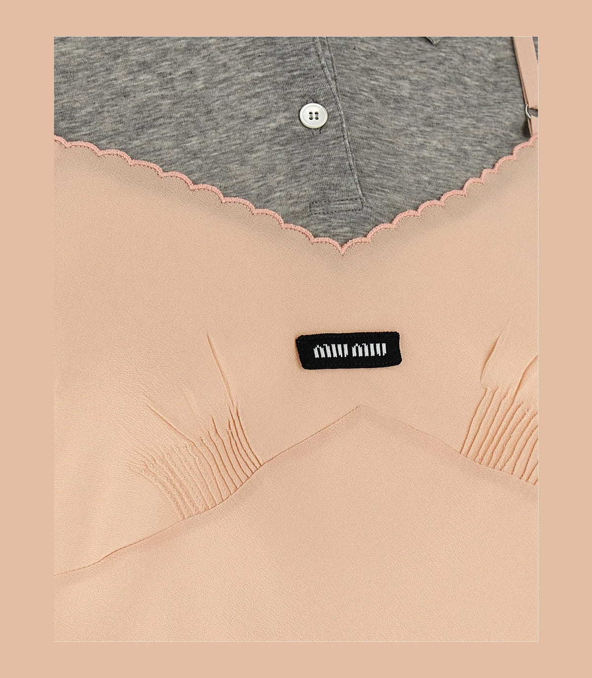 Miu Miu T-Shirt in multicolor, Silk — view 4
