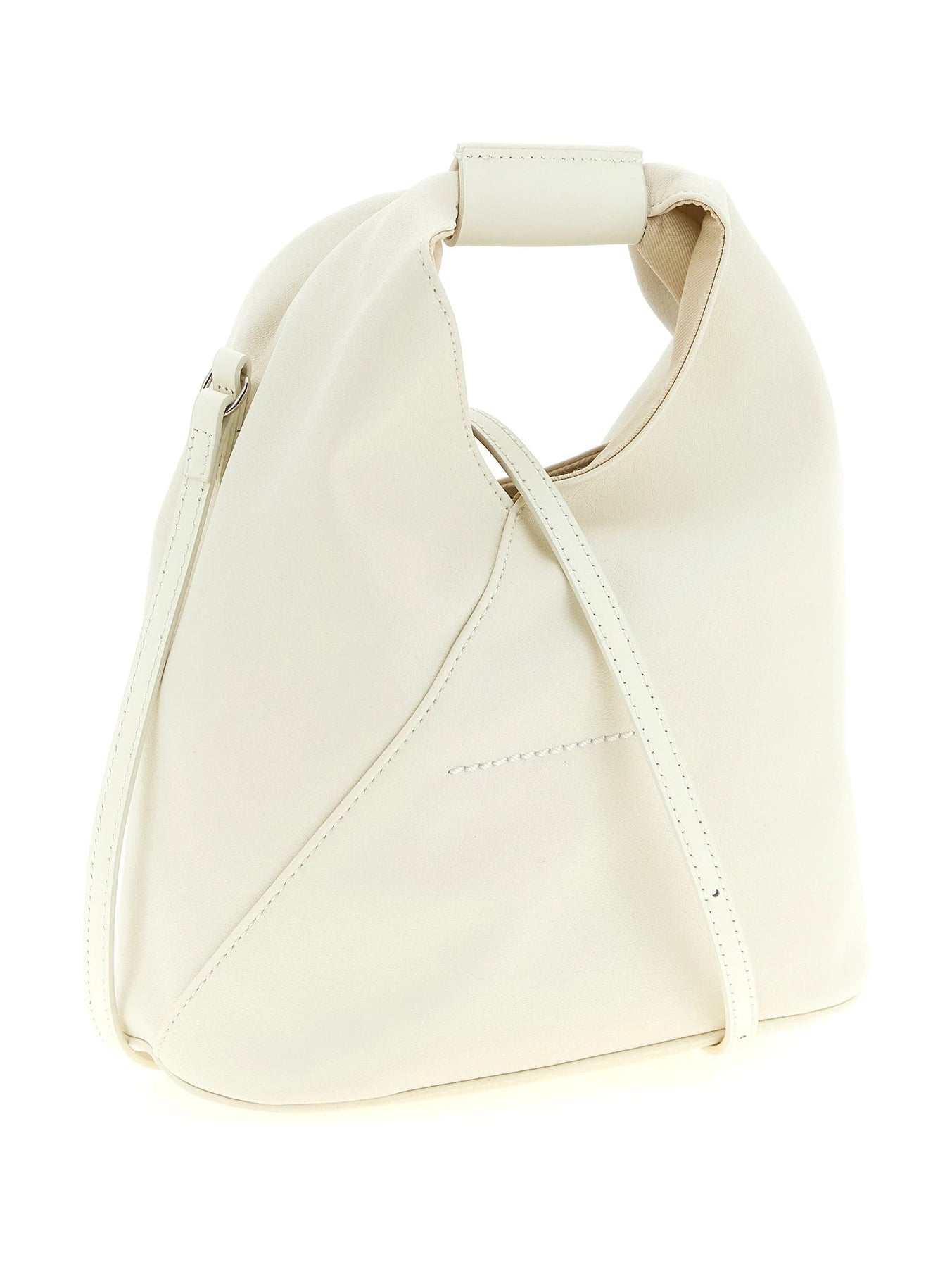 MM6 Maison Margiela Cross Body Bag in white, Polyurethane — view 2