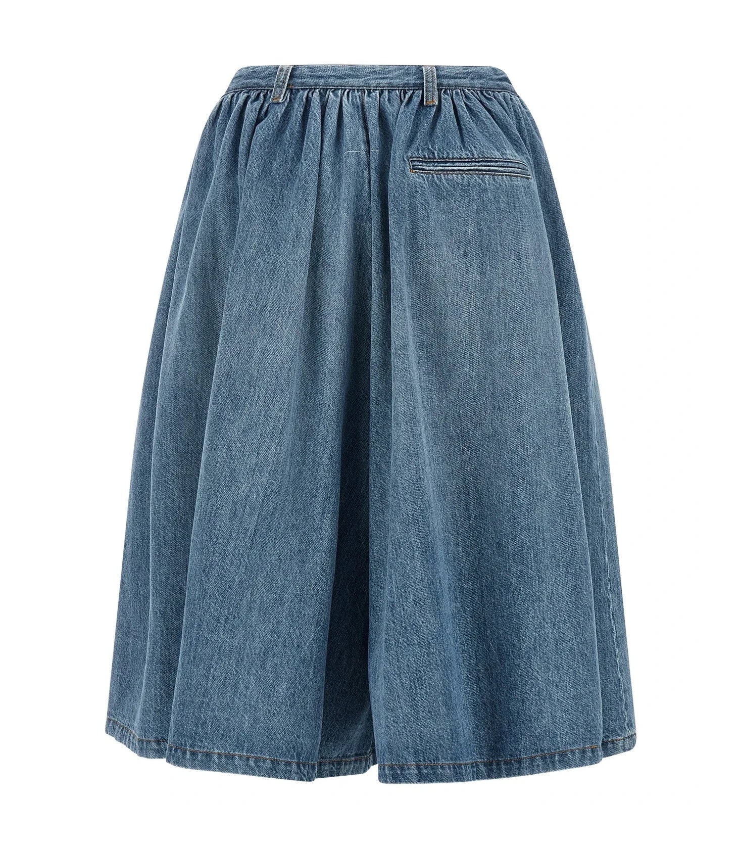 MM6 Maison Margiela Denim Short in blue, Cotton — view 2