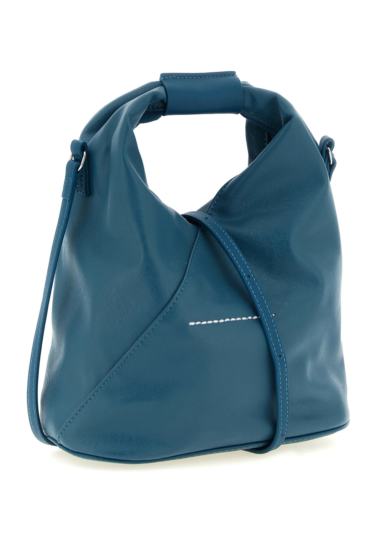 MM6 Maison Margiela Hobo Bag in blue, Polyurethane — view 2