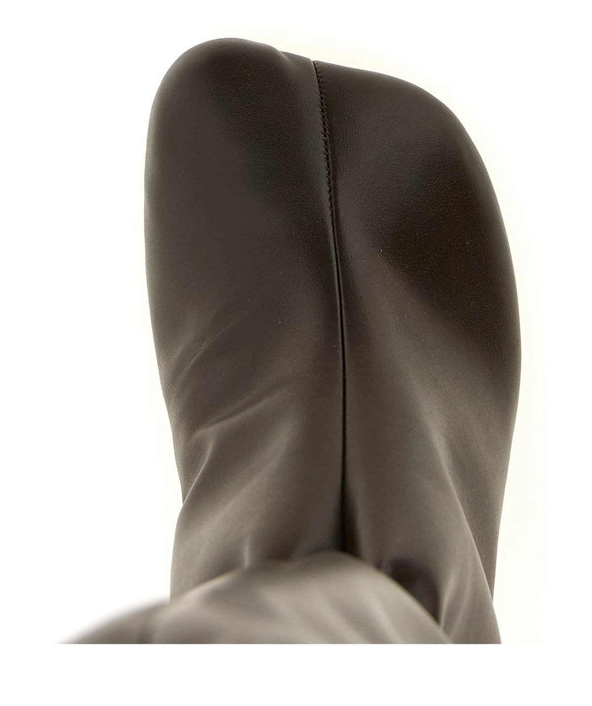 MM6 Maison Margiela Knee High Boots in brown, Polyurethane — view 4