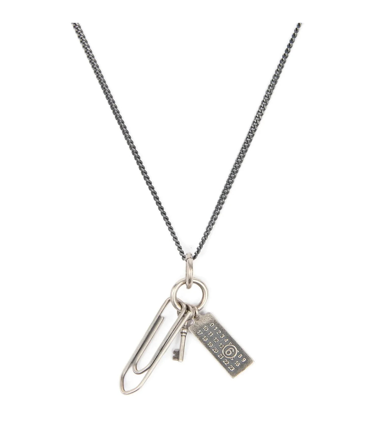 MM6 Maison Margiela Necklace in silver, Brass — view 2