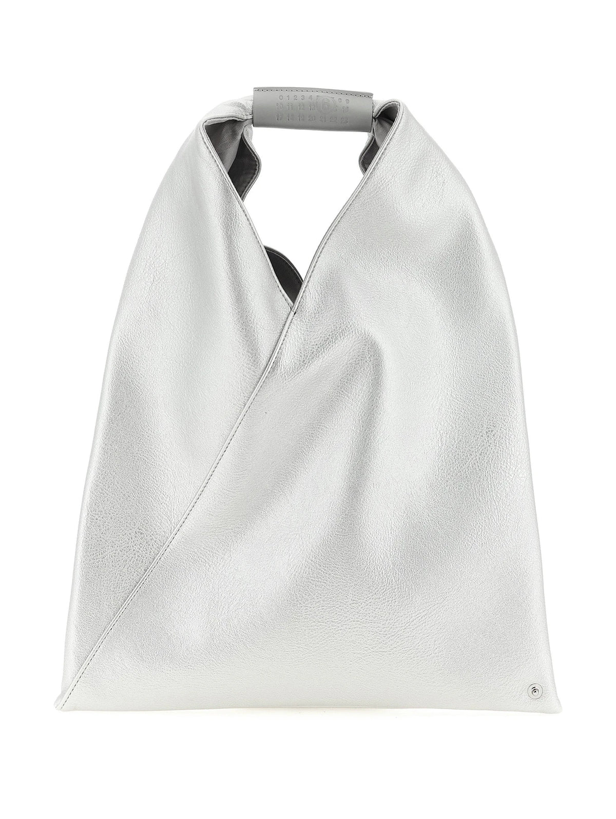 MM6 Maison Margiela Tote Bag in silver, Polyurethane