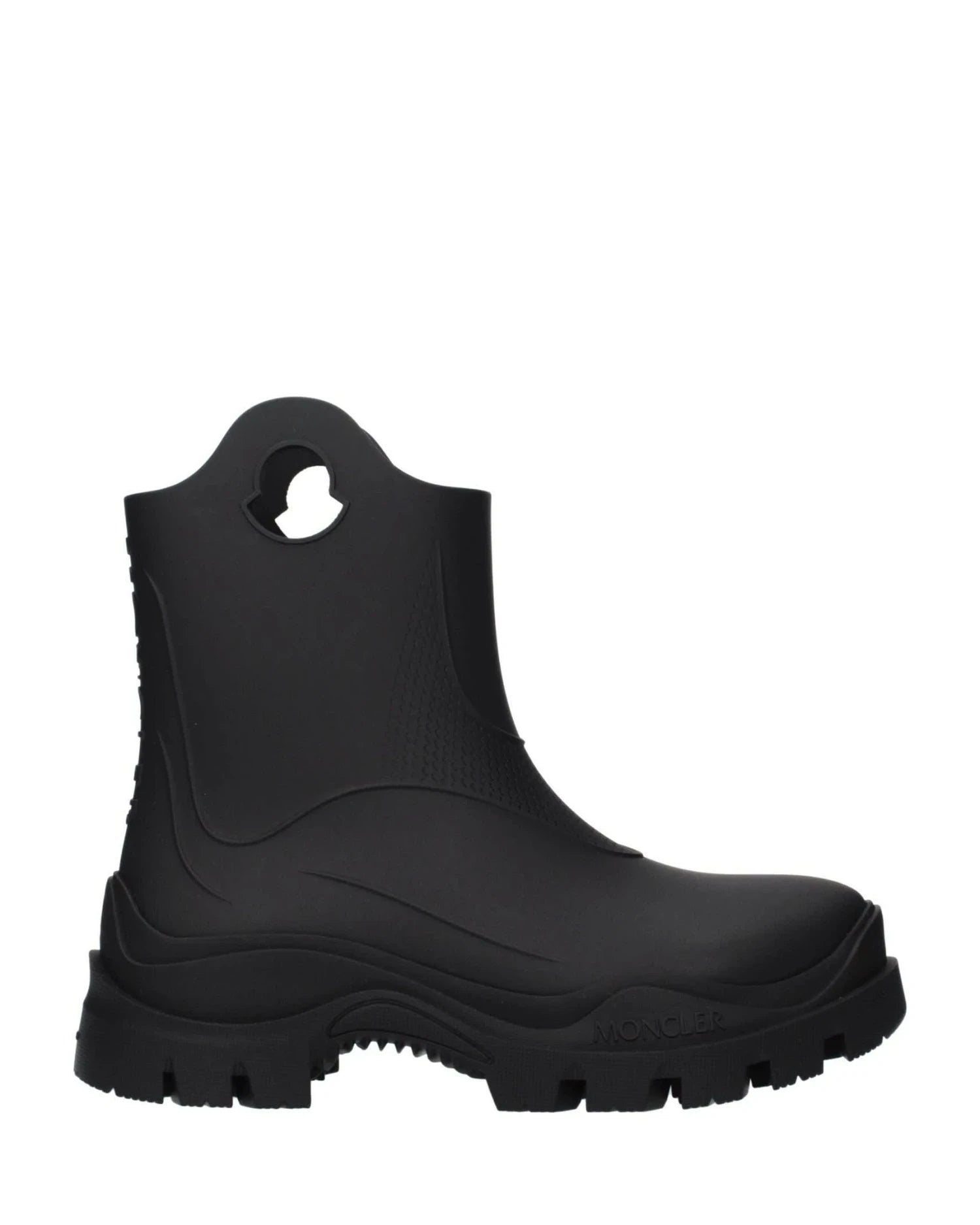 Moncler Black Cotton Ankle Boots Boots
