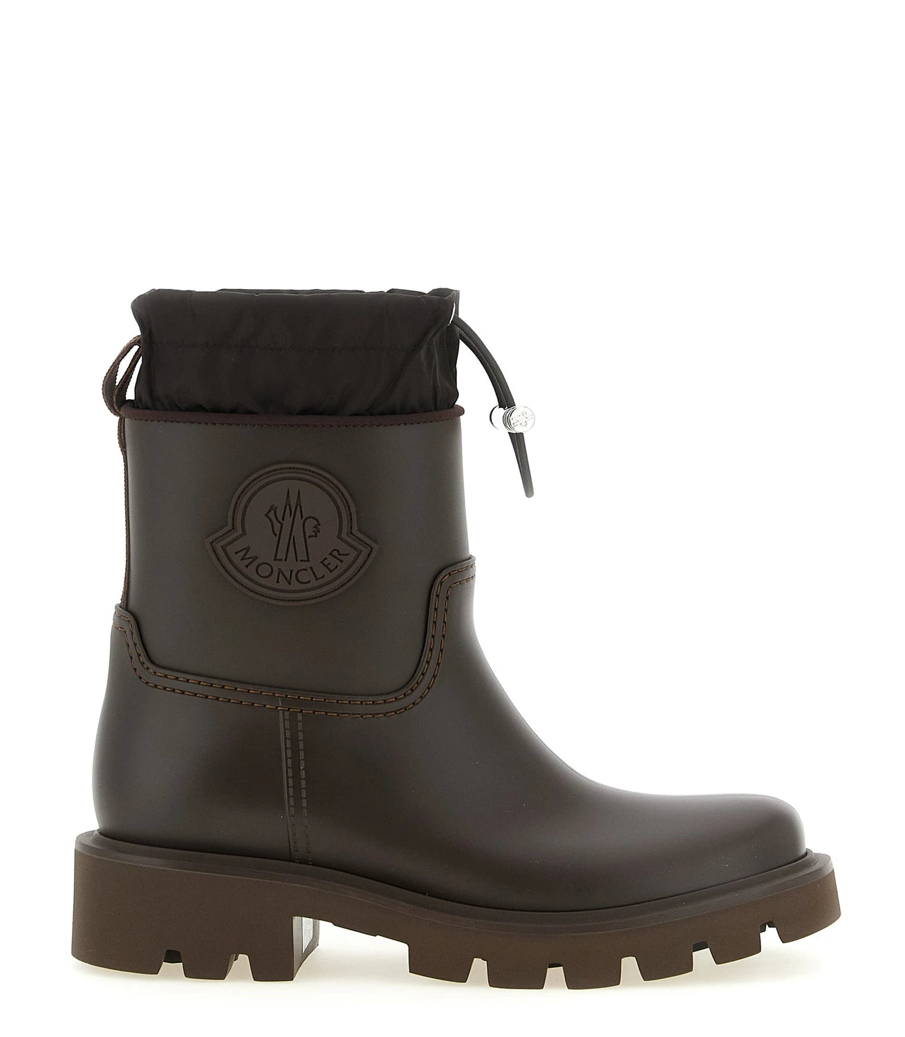 Moncler Ankle Boots in brown, Pvc