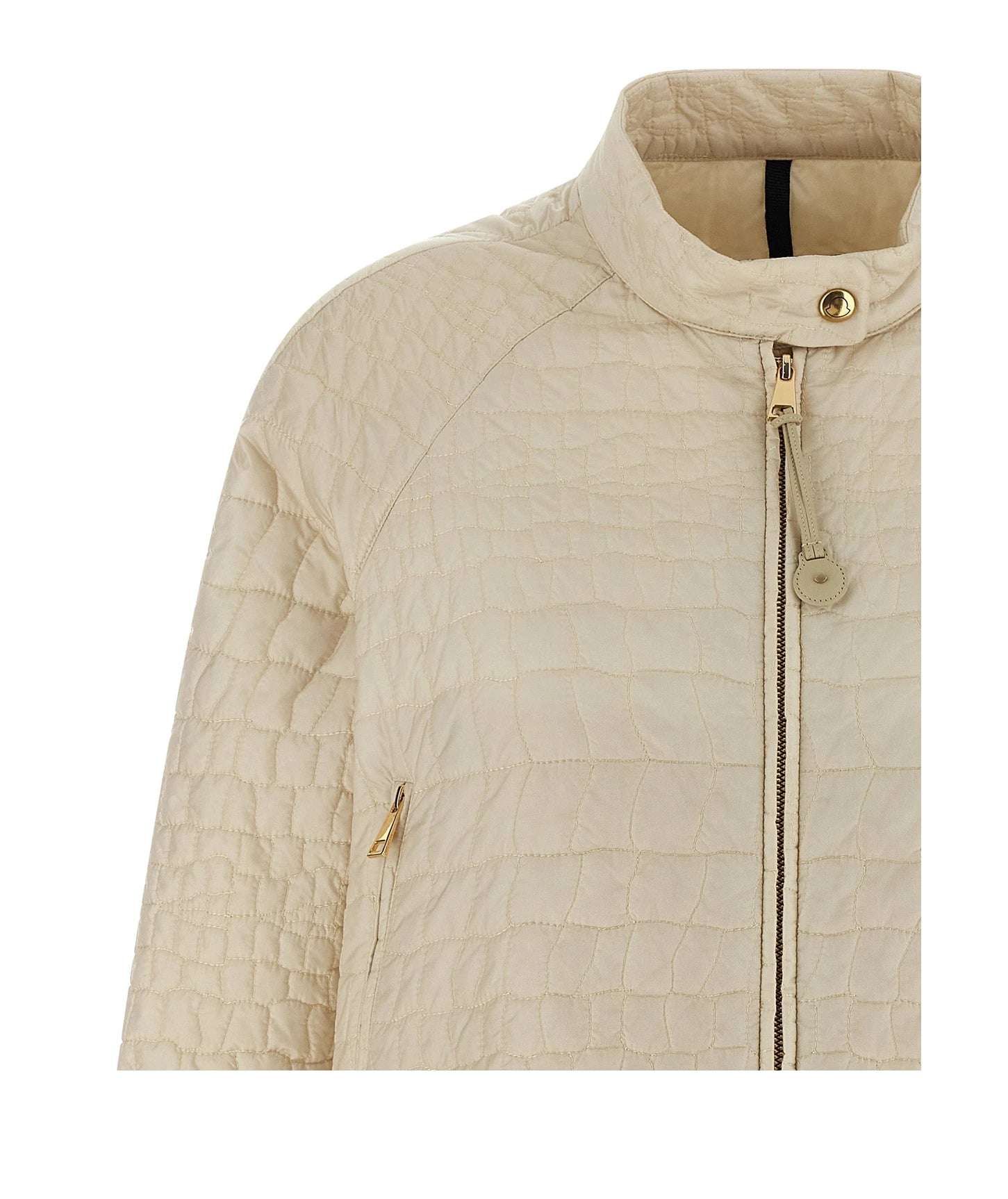 Moncler Bomber Jacket in beige, Polyamide — view 3