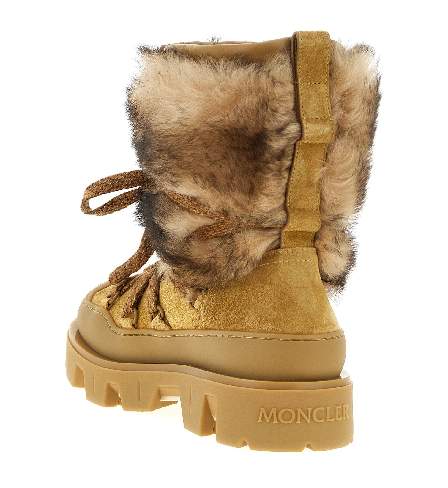 Moncler Boots in brown, Calfskin Leather — view 3