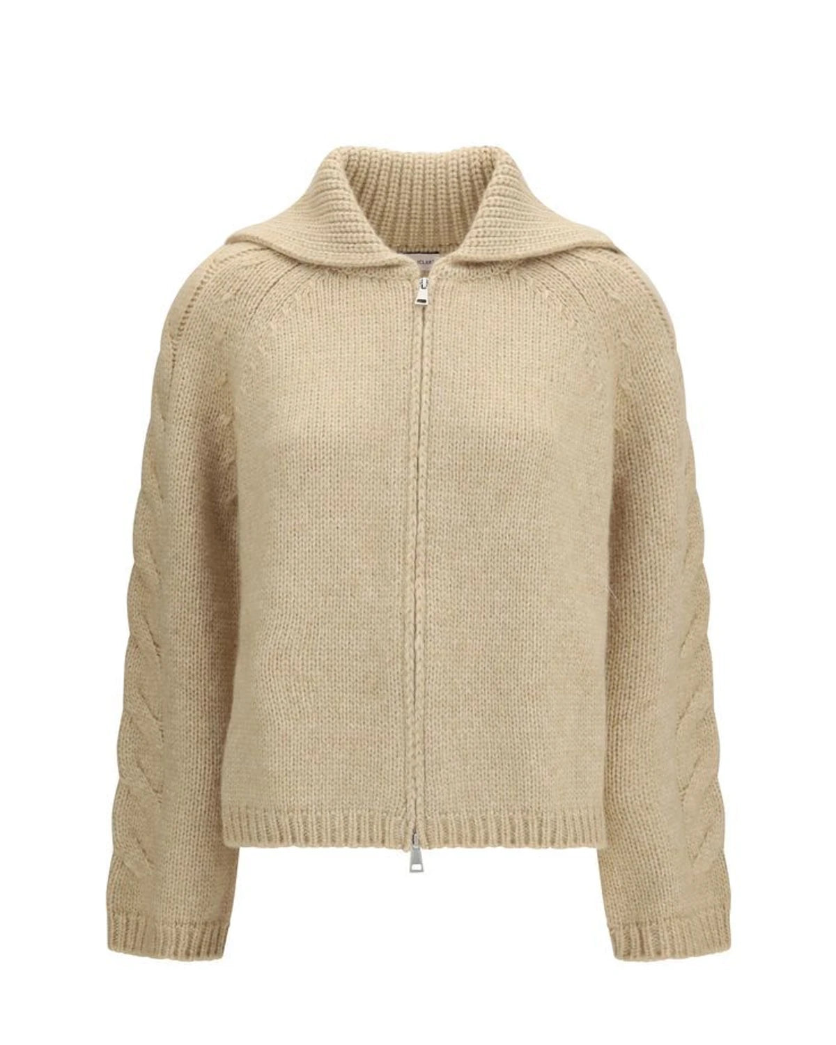 Moncler Cardigan in beige, Alpaca Vicugna