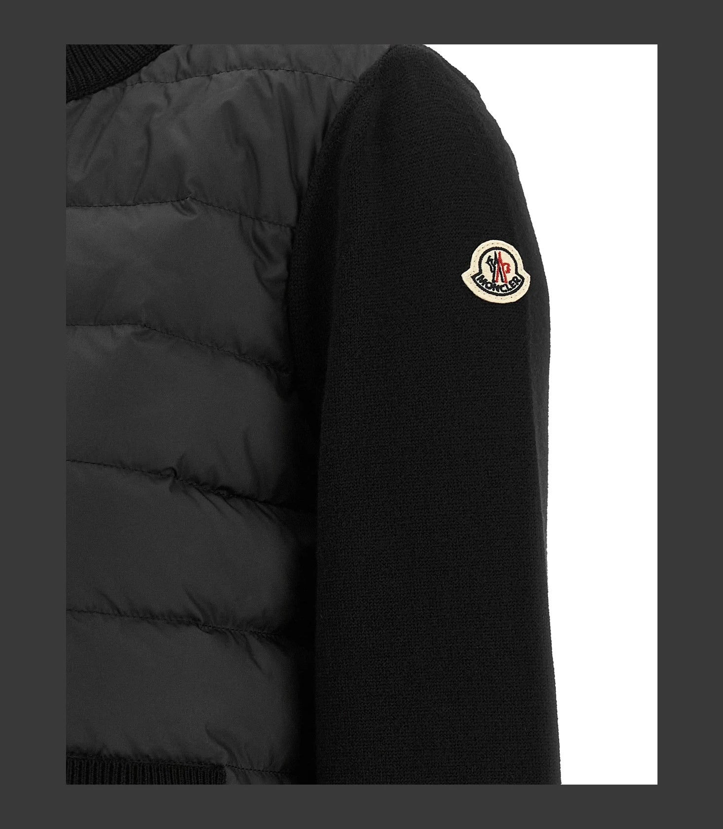 Moncler Cardigan in black, Polyester — view 4
