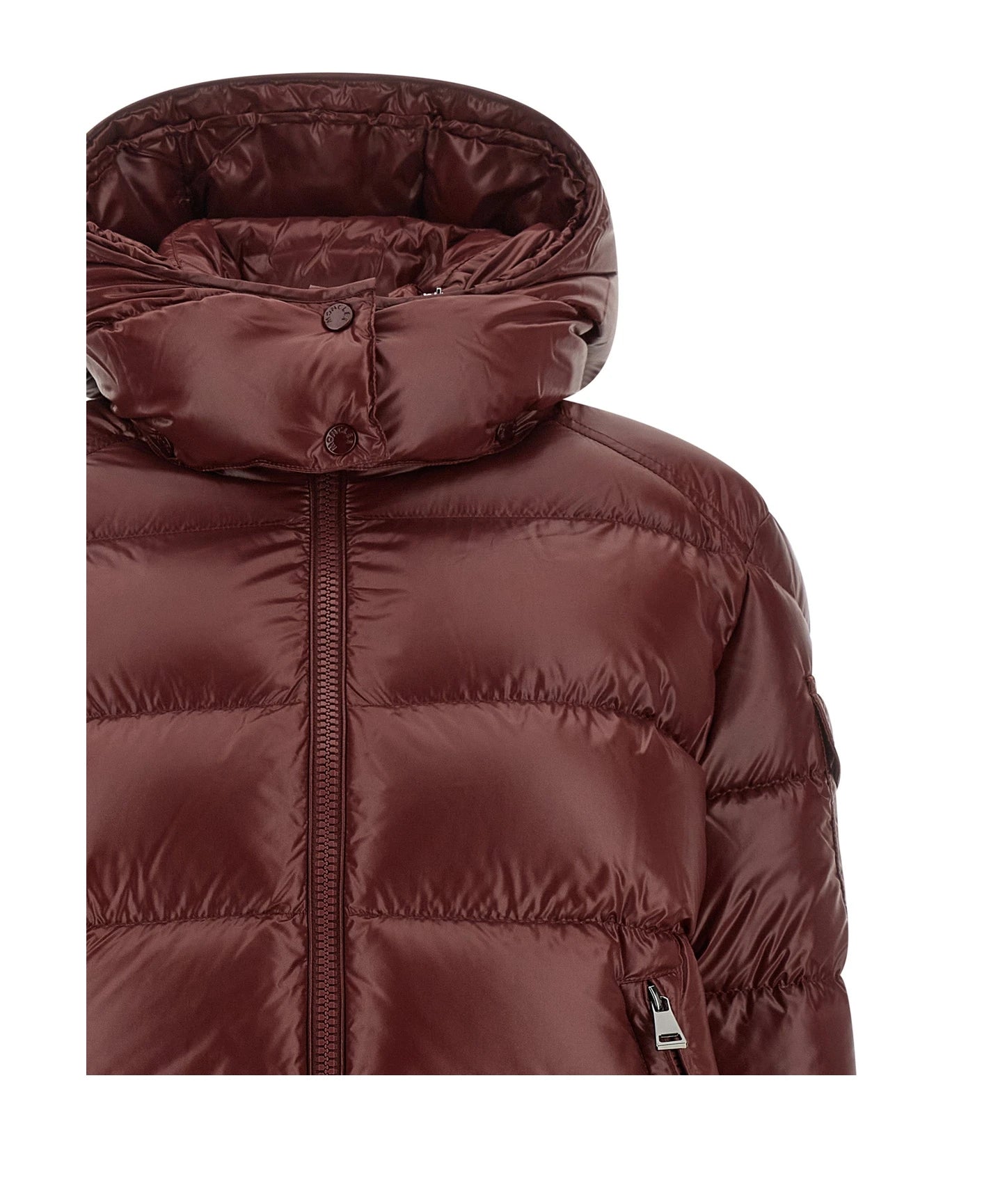 Moncler Puffer Jacket in red, Polyamide — view 4
