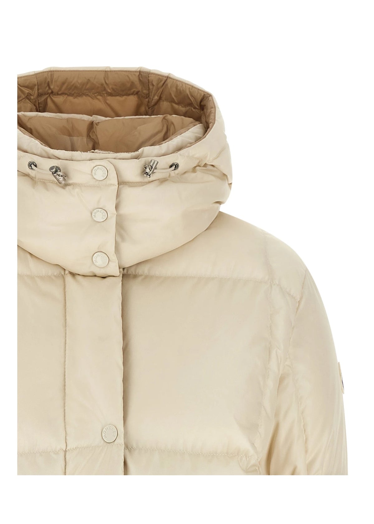Moncler Puffer Jacket in white, Polyamide — view 4